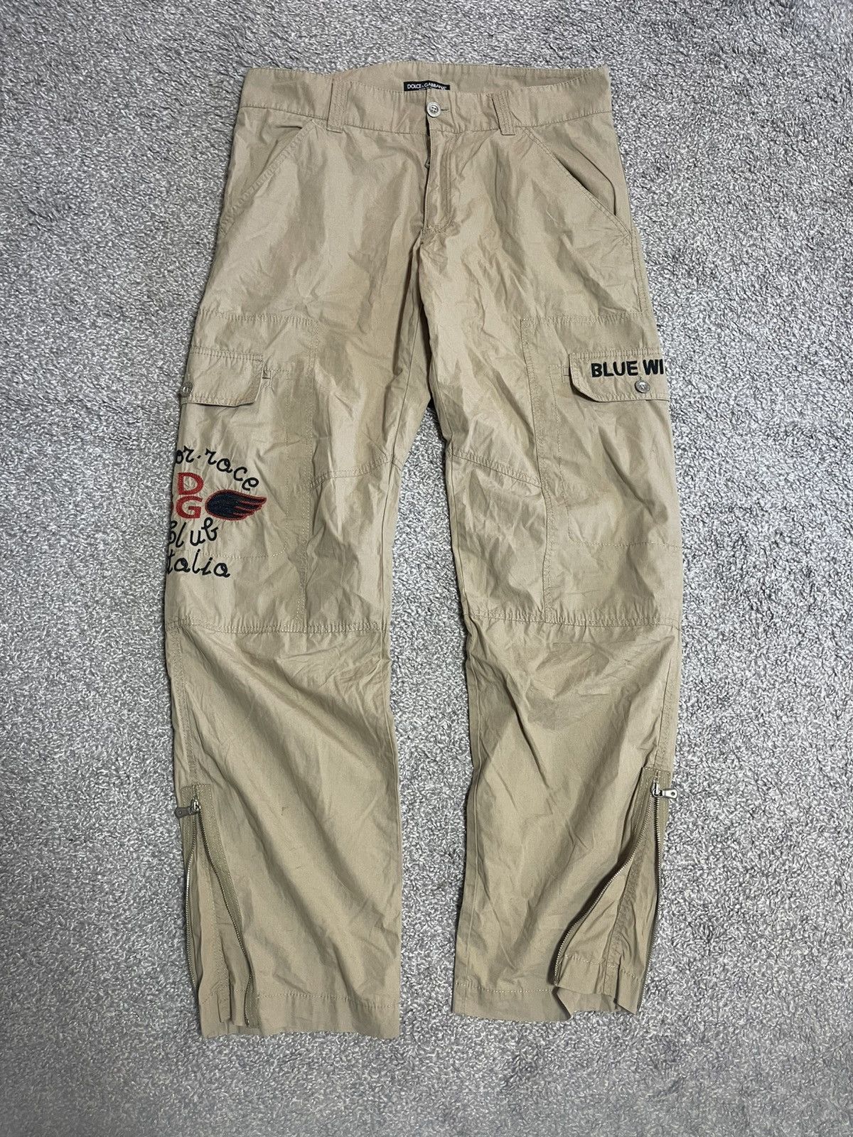Dolce & Gabbana DOLCE GABBANA VINTAGE ARCHIVAL CARGO MULTI PANTS SIZE 48 Size US 32 / EU 48 - 3 Thumbnail