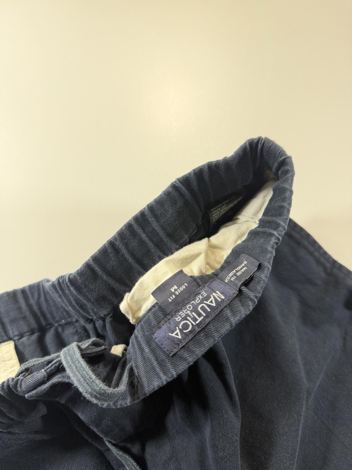 Other Nautica Men's Navy Blue Casual Drawstring Shorts Size US 32 / EU 48 - 4 Thumbnail