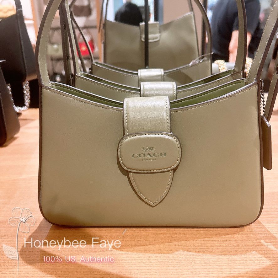 Coach Eliza Shoulder Bag With Leather Covered Closure CT853 Size ONE SIZE - 2 Thumbnail