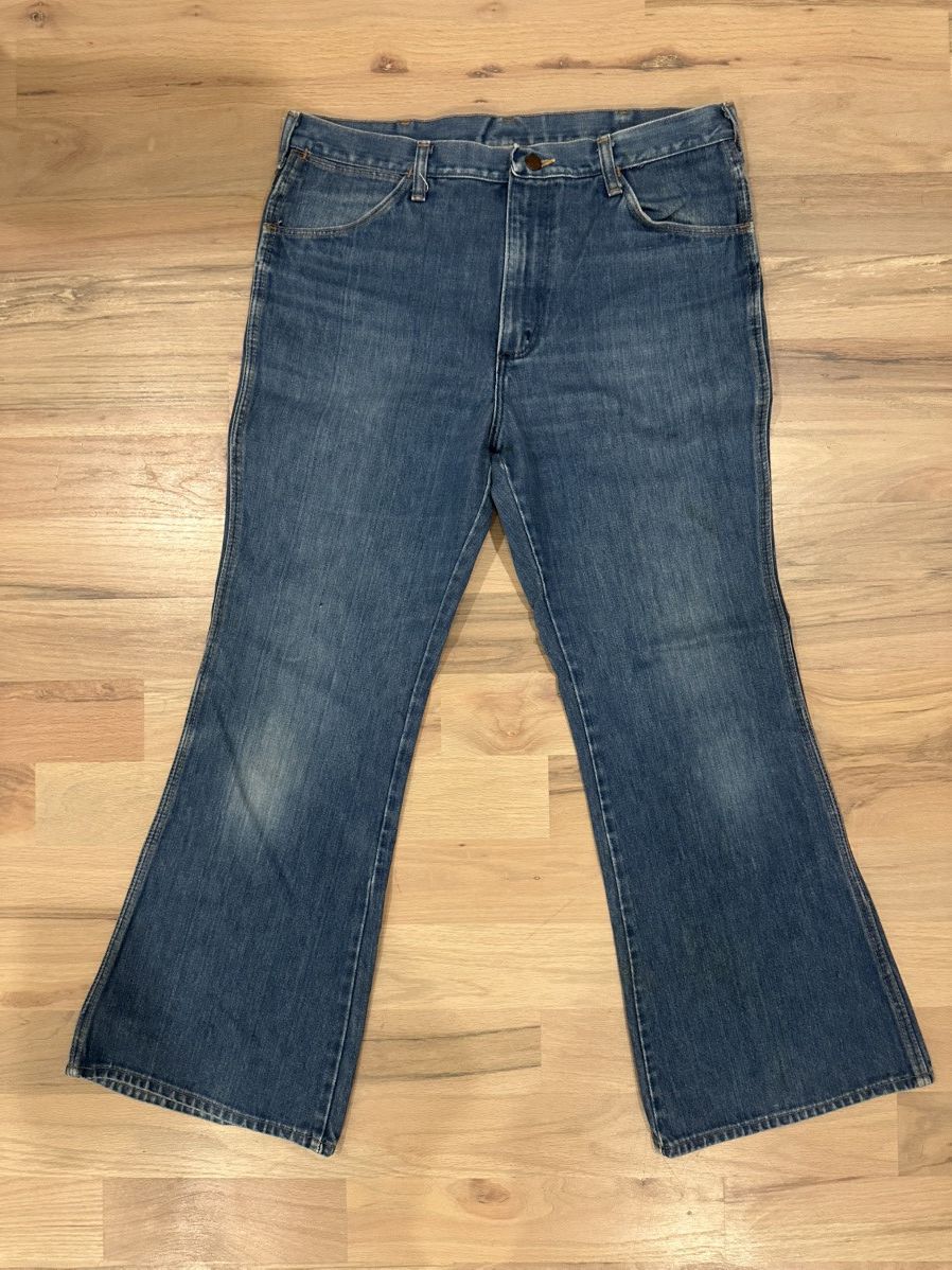 Wrangler Vintage Wrangler Flare Jeans 36x29 70s 80s Size US 36 / EU 52 - 1 Thumbnail