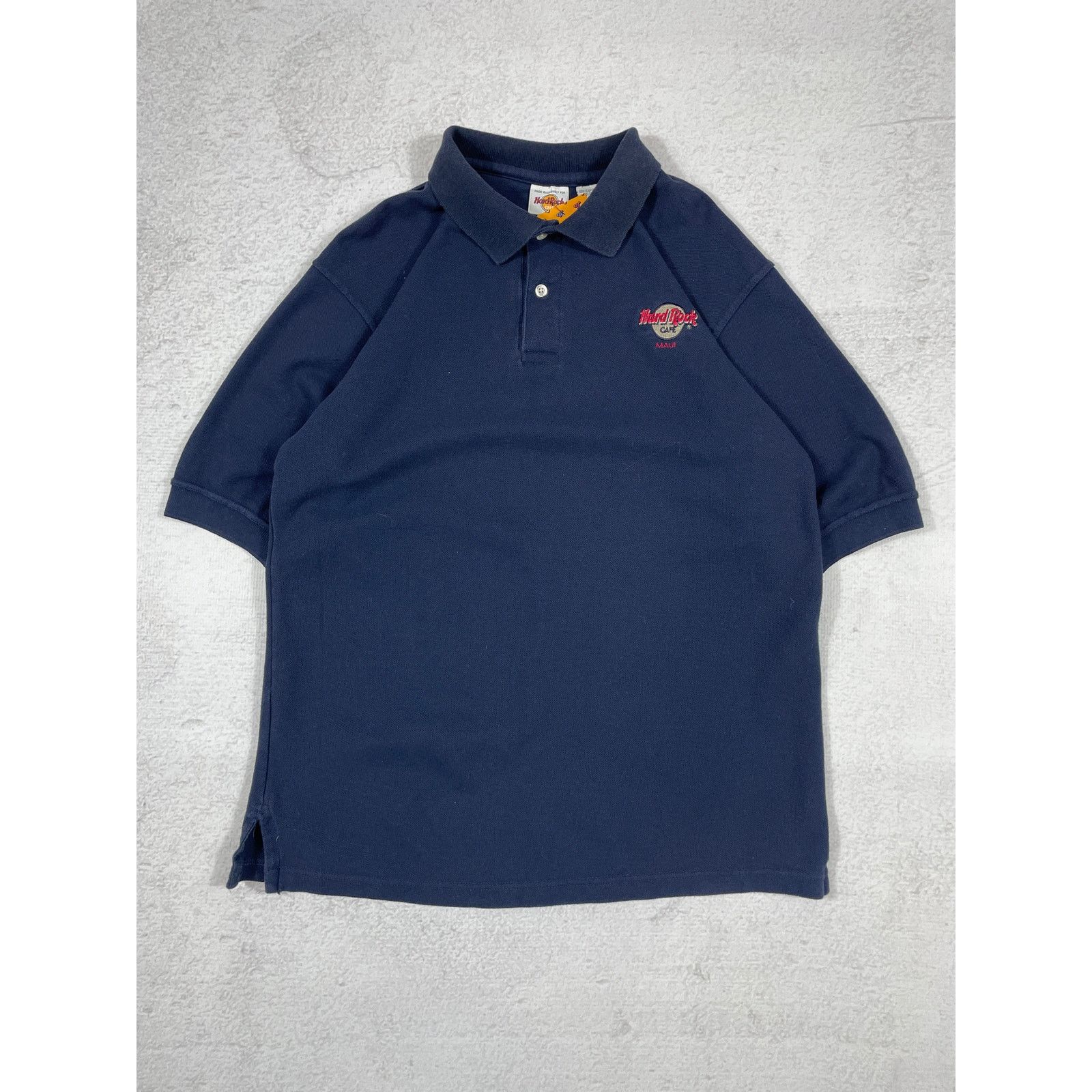 Hard Rock Cafe Vintage Hard Rock Cafe Blue Polo T-Shirt - Men's Small Size US S / EU 44-46 / 1 - 1 Thumbnail