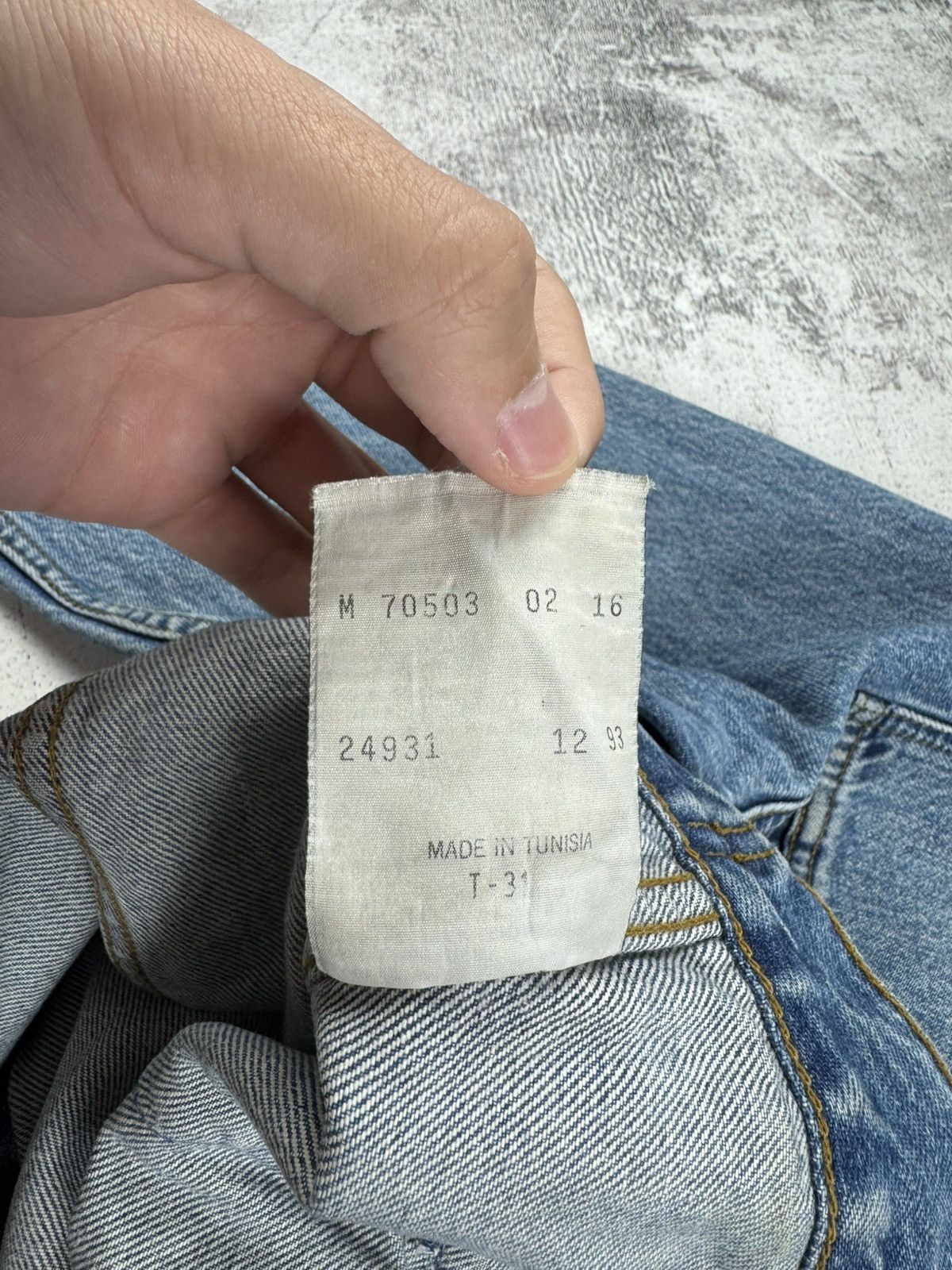 Levi's Levis Trucker Western Blue Men’s Large Pocket Vintage 90s Denim Jeans Jacket Size US L / EU 52-54 / 3 - 12 Thumbnail
