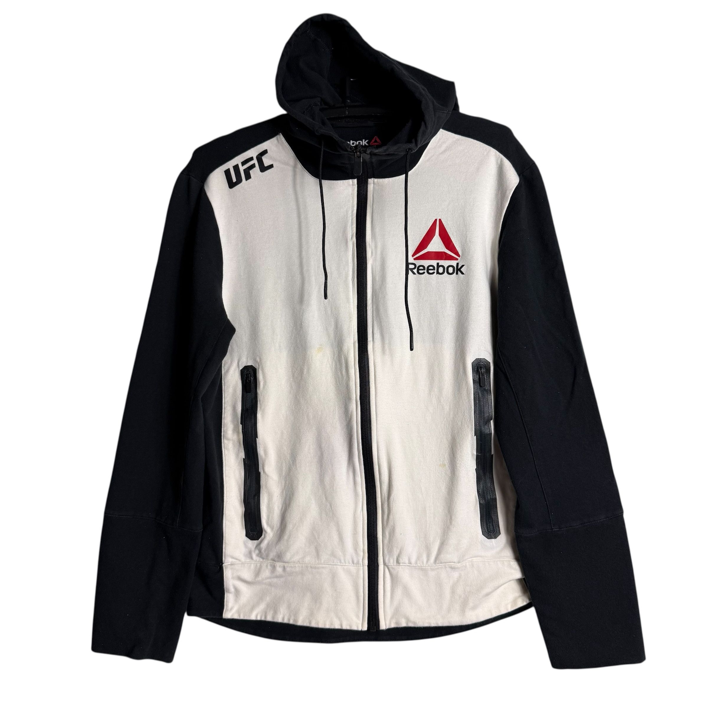 Reebok 🔥RARE🔥Reebok UFC Kit Fighter Full-Zip Hoodie Jacket Size US S / EU 44-46 / 1 - 1 Thumbnail