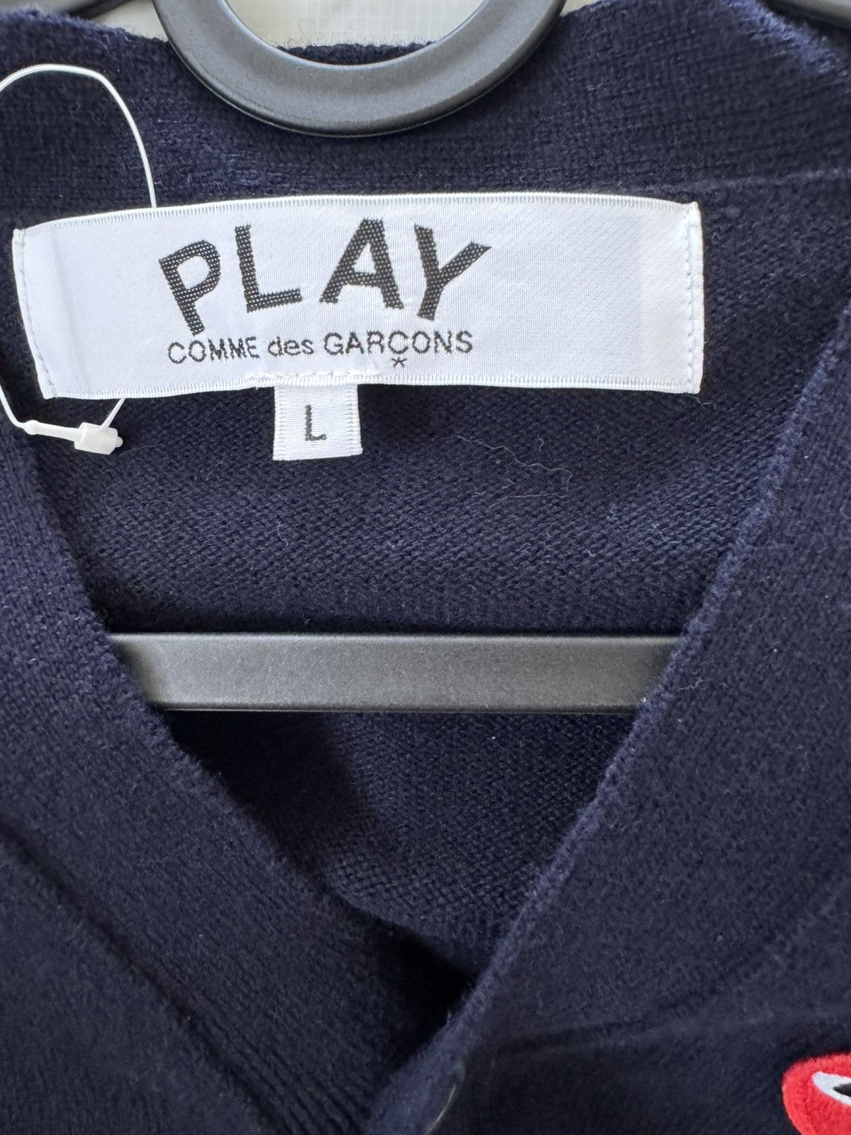 Comme des Garcons PLAY Comme Des Garcons Play cardigan Size US L / EU 52-54 / 3 - 3 Thumbnail