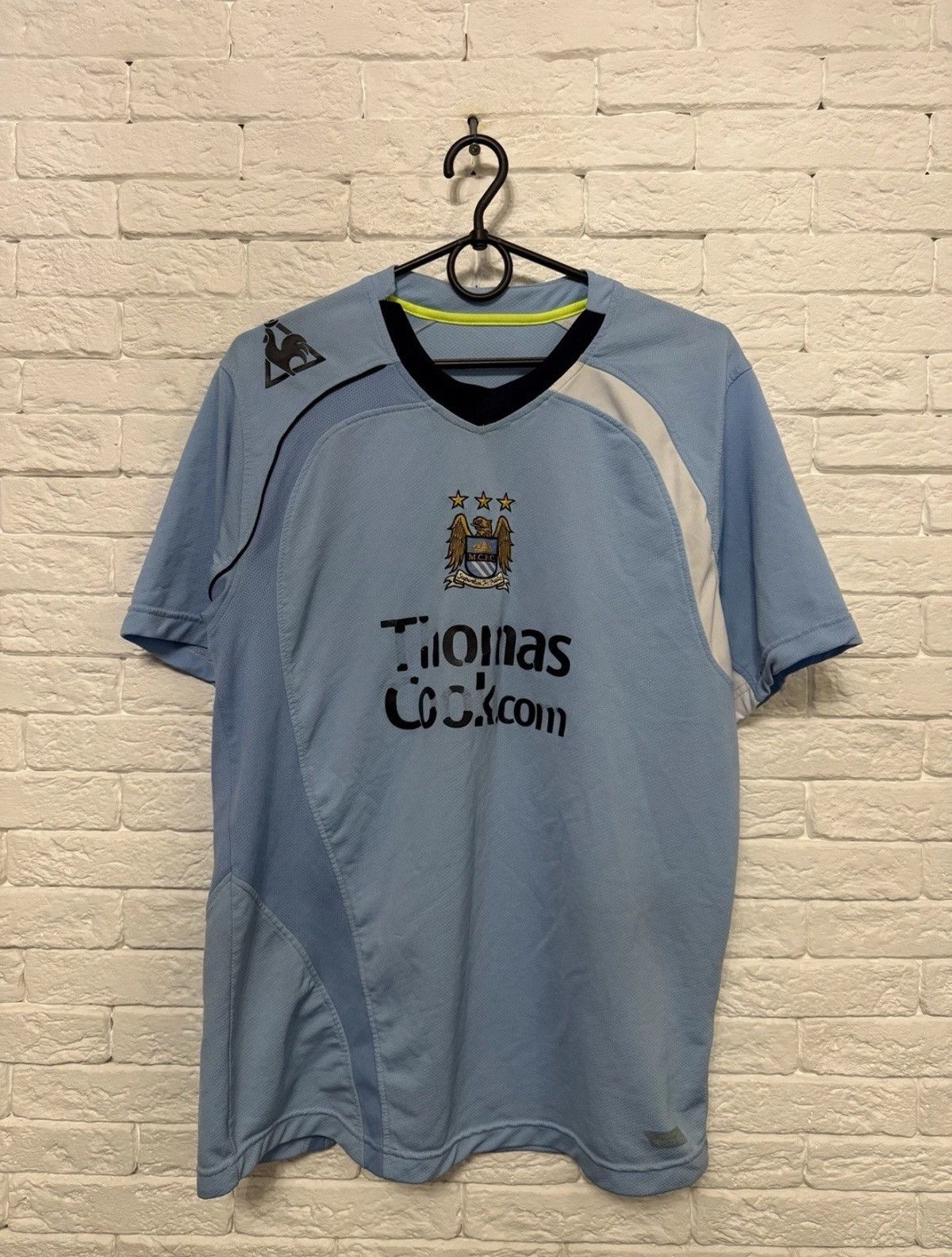Le Coq Sportif Le Coq Sportif Manchester City 08/09 Jersey Home Shirt Size US L / EU 52-54 / 3 - 1 Thumbnail
