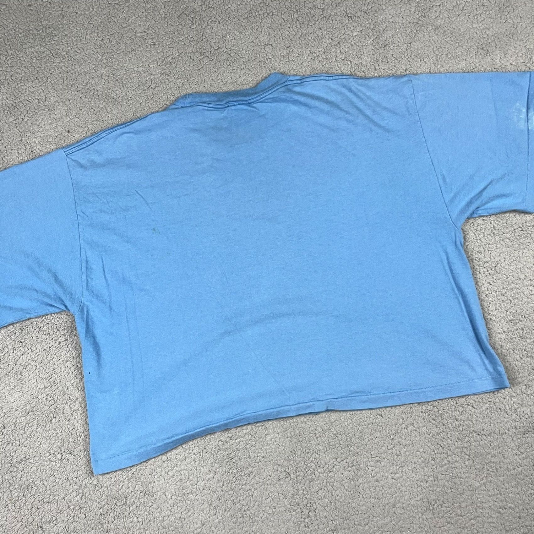Nike VINTAGE Nike Tshirt Adult XL Blue Crew Neck Short Sleeve Logo 90s Retro Women's Fan Size XL / US 12-14 / IT 48-50 - 6 Thumbnail