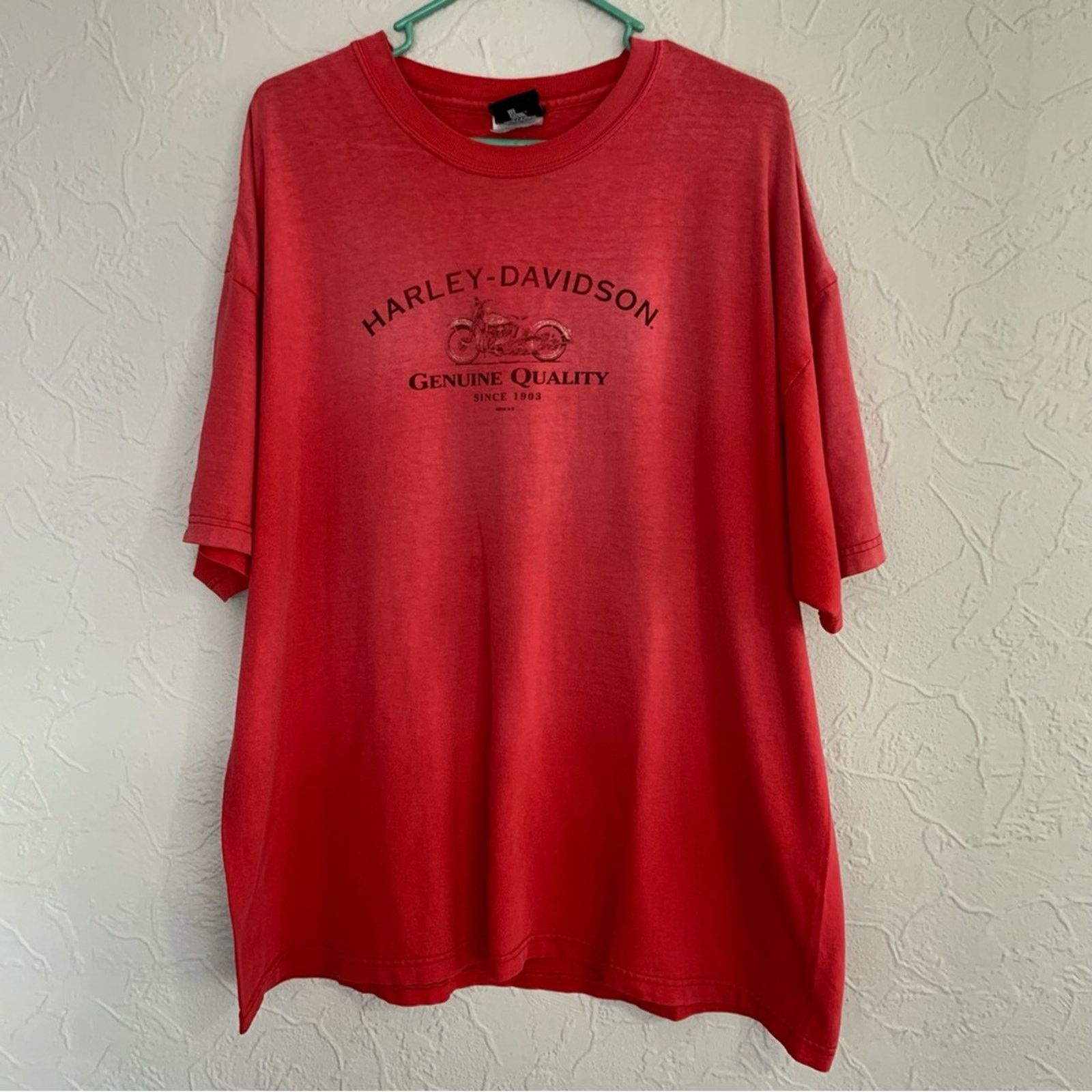 Harley Davidson MENS HARLEY-DAVIDSON PALM BEACH RED SIZE XXL SOFT NICE Size US XXL / EU 58 / 5 - 1 Thumbnail