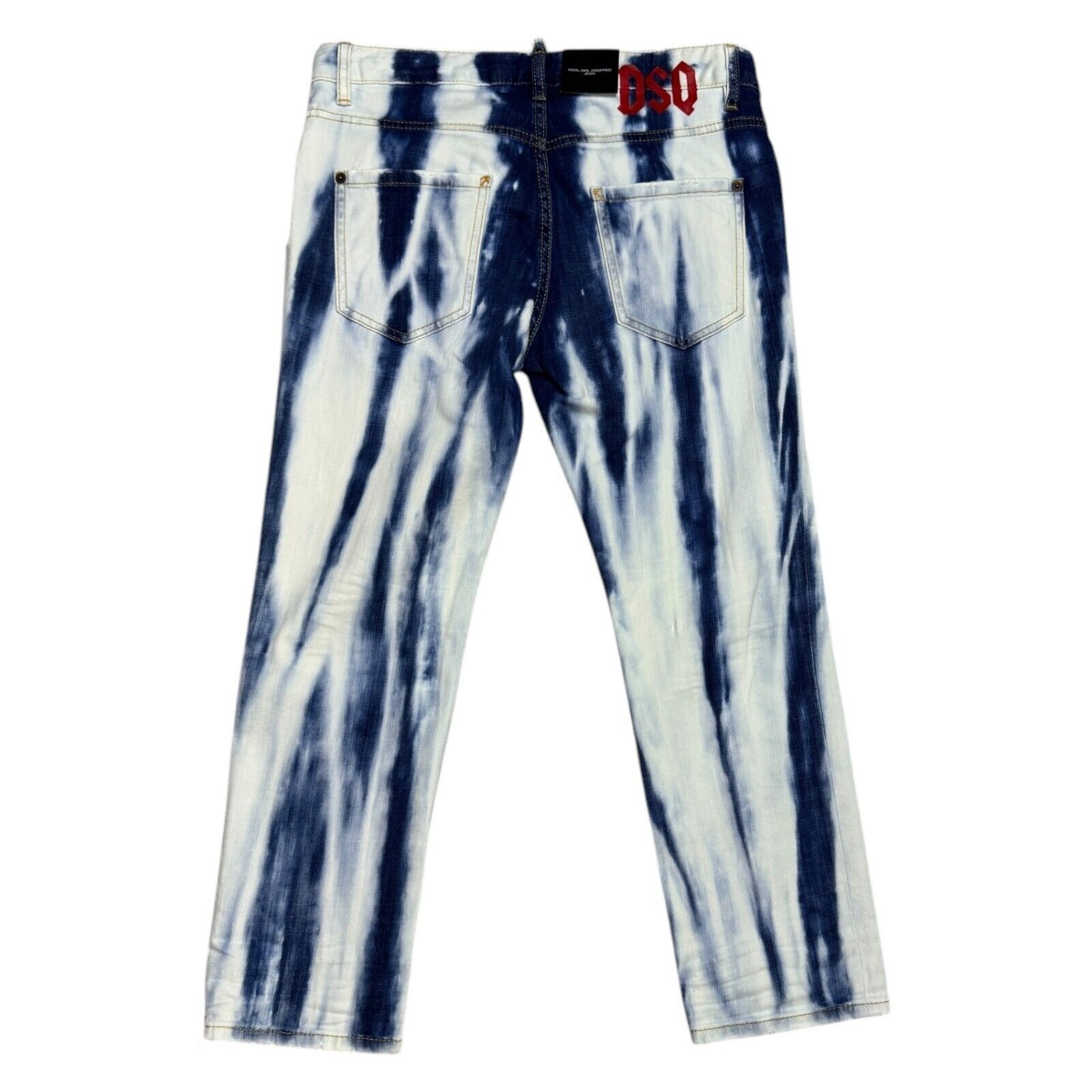 Dsquared2 DSQUARED 2 (NWT) Mid Rise Crop Bleach Designer Jeans Size 4 Size 32" / US 10 / IT 46 - 2 Thumbnail