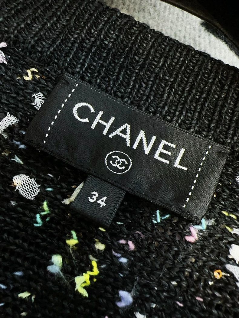 Chanel Chanel 22P Wave Pattern Fringe Knit Cardigan Size M / US 6-8 / IT 42-44 - 8 Thumbnail