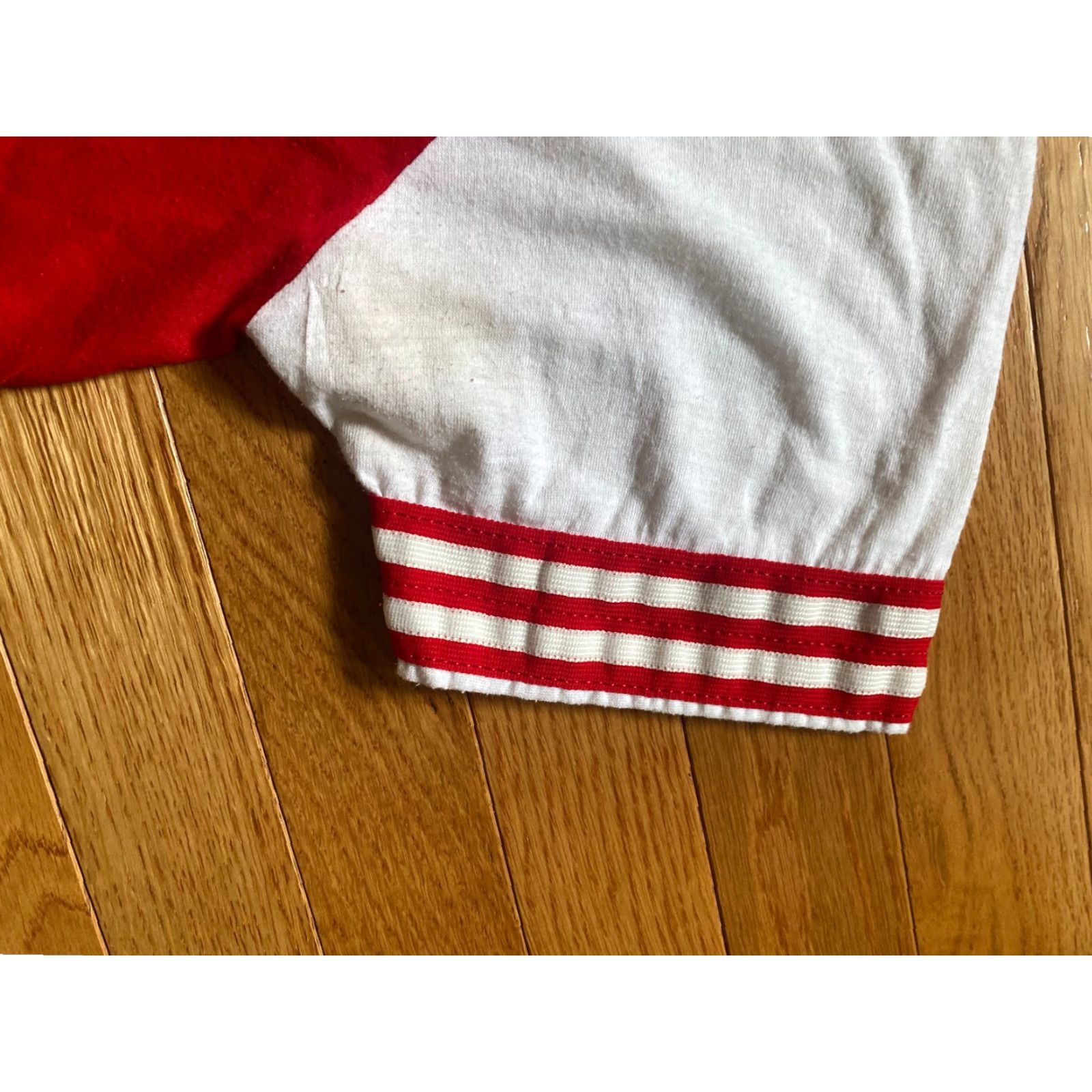 Vintage VTG Sportswear T Shirt Ohio State Raglan Buckeyes Single Stitch USA Mens S Red 90s Vintage Workwear Streetwear Grunge Punk USA Shirt Size US S / EU 44-46 / 1 - 4 Thumbnail