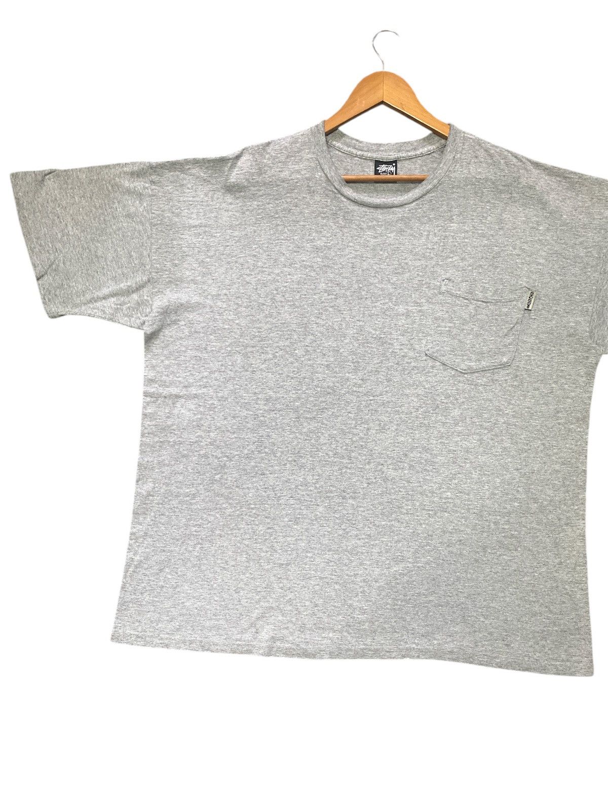Stussy × Vintage 💥RARE💥VINTAGE 90S STUSSY PLAIN POKET TEE 🔥 Size US L / EU 52-54 / 3 - 3 Thumbnail