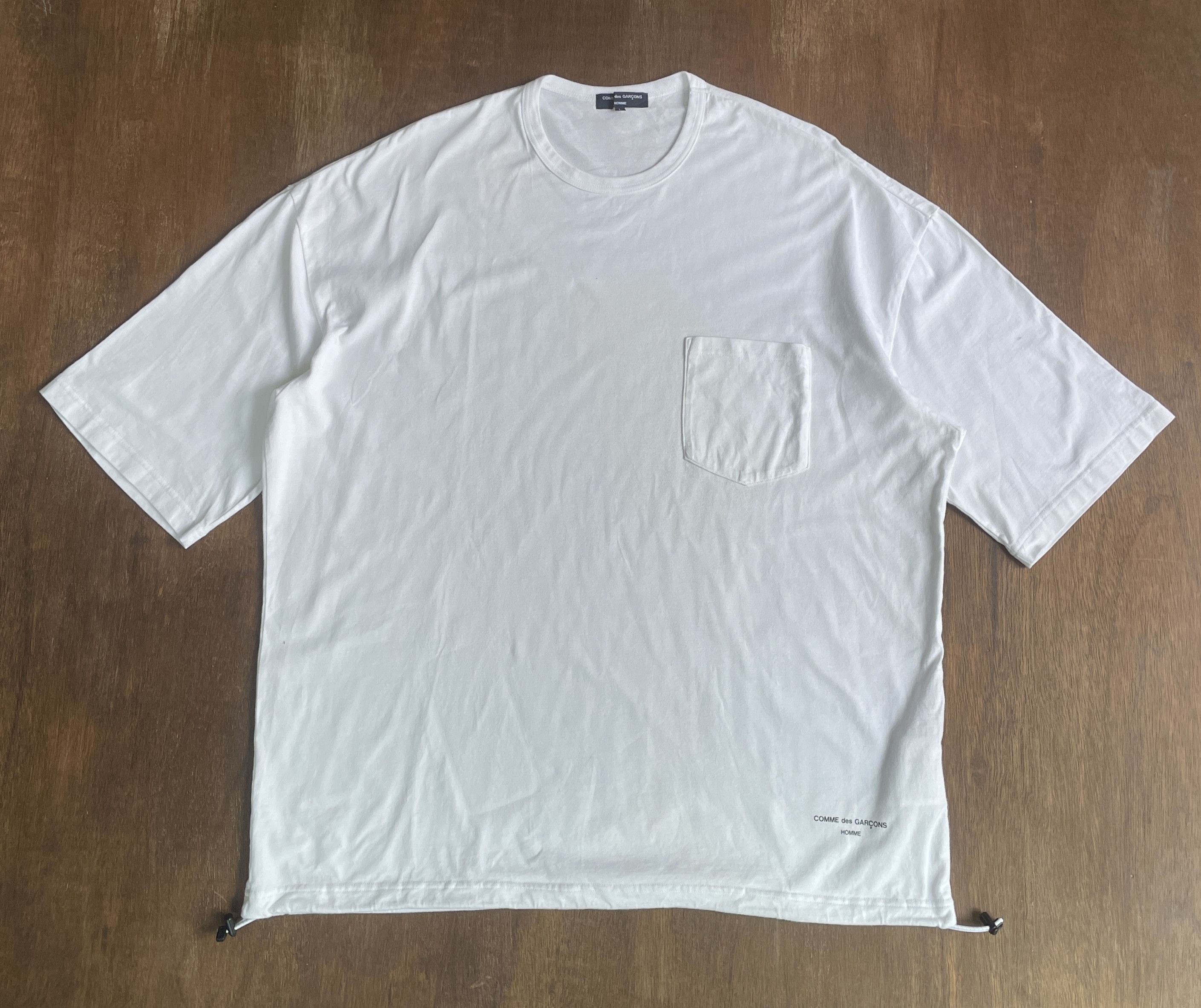 Comme des Garcons Draw String Logo Tee
