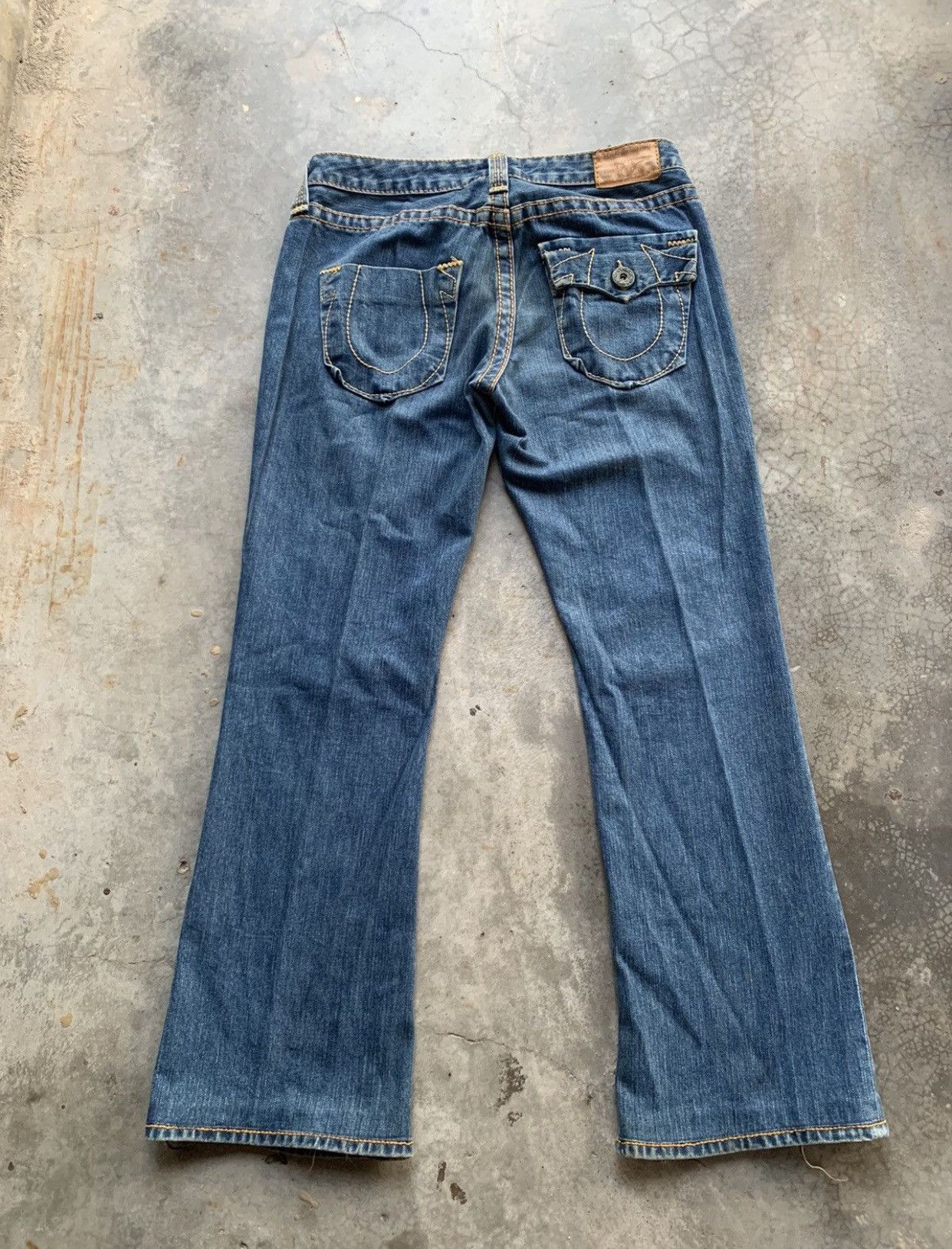 True Religion Vintage Y2K True Religion Wide Leg Bootcut Jeans Rare Size US 32 / EU 48 - 2 Thumbnail
