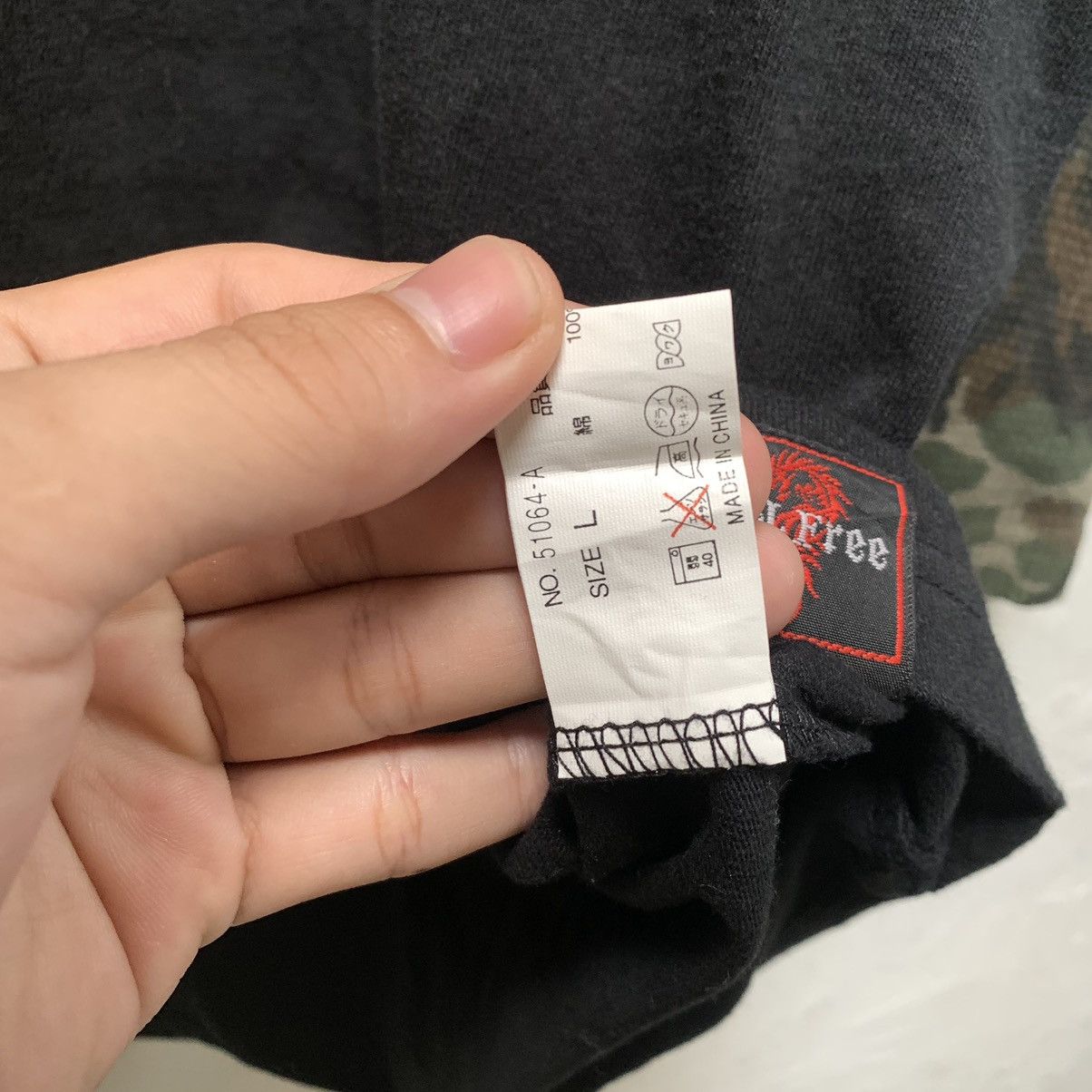 Japanese Brand DJ FREE Tribal Design Reglan LongSleeve IfSixWanNine Style Size US L / EU 52-54 / 3 - 11 Thumbnail