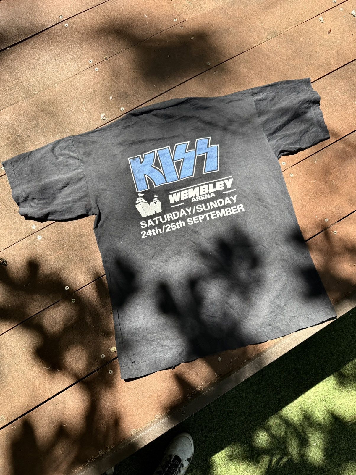 Band Tees Vintage 1988 KISS Crazy Nights Tour T-Shirt Wembley 80s Rare Size US L / EU 52-54 / 3 - 2 Thumbnail