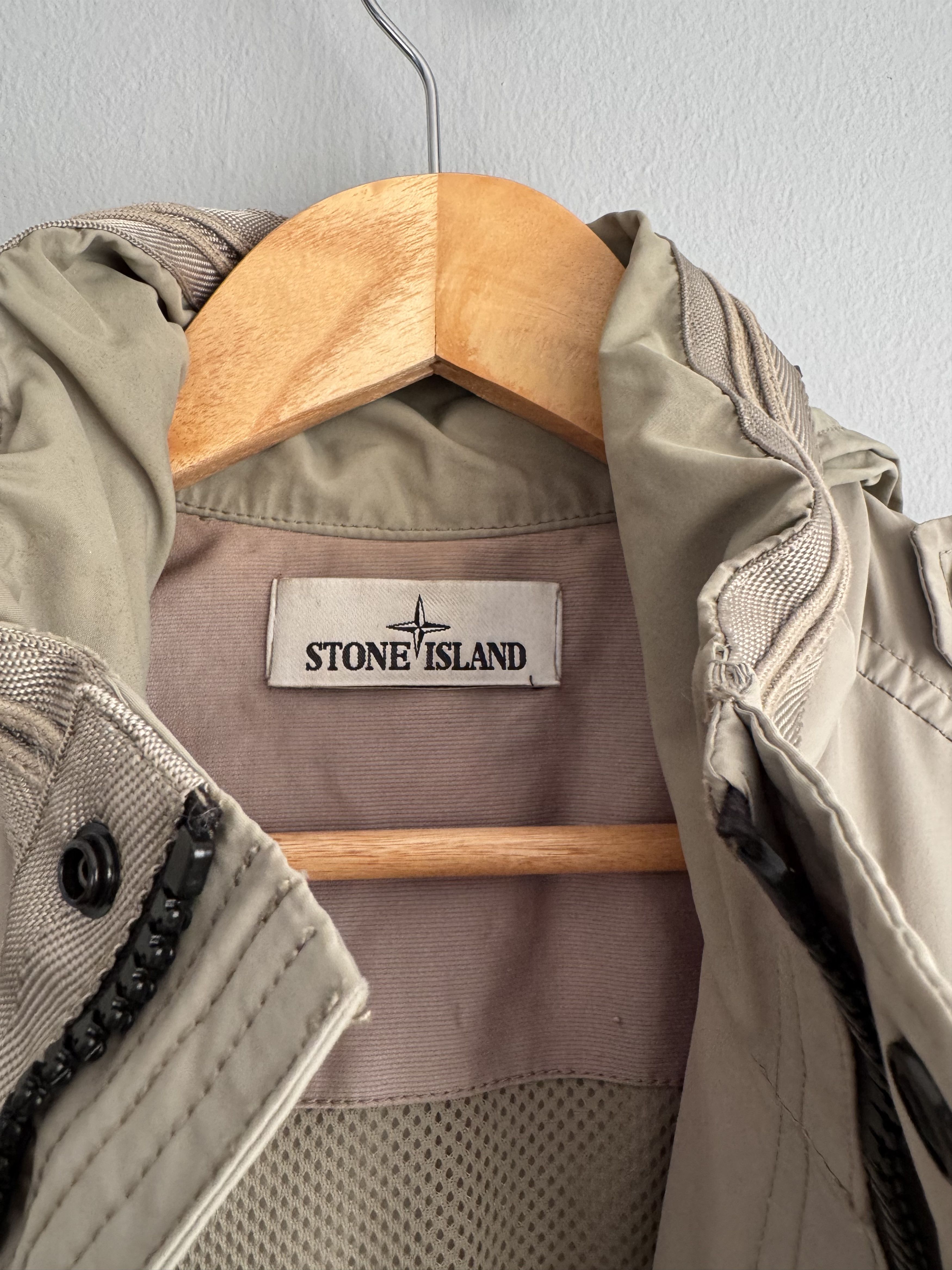 Stone Island Stone Island Micro Reps M65 Field Jacket Cream Vintage Size US M / EU 48-50 / 2 - 7 Thumbnail