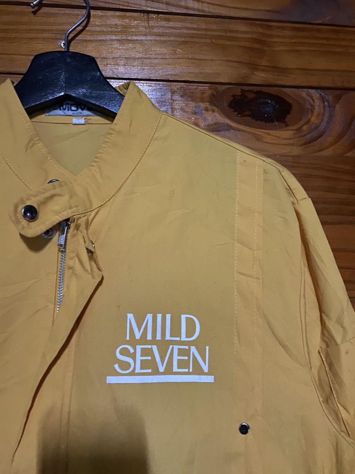 Vintage Vintage Mr. MOVAL Mild Seven Promo Nylon Jacket – Yellow Size US M / EU 48-50 / 2 - 6 Thumbnail