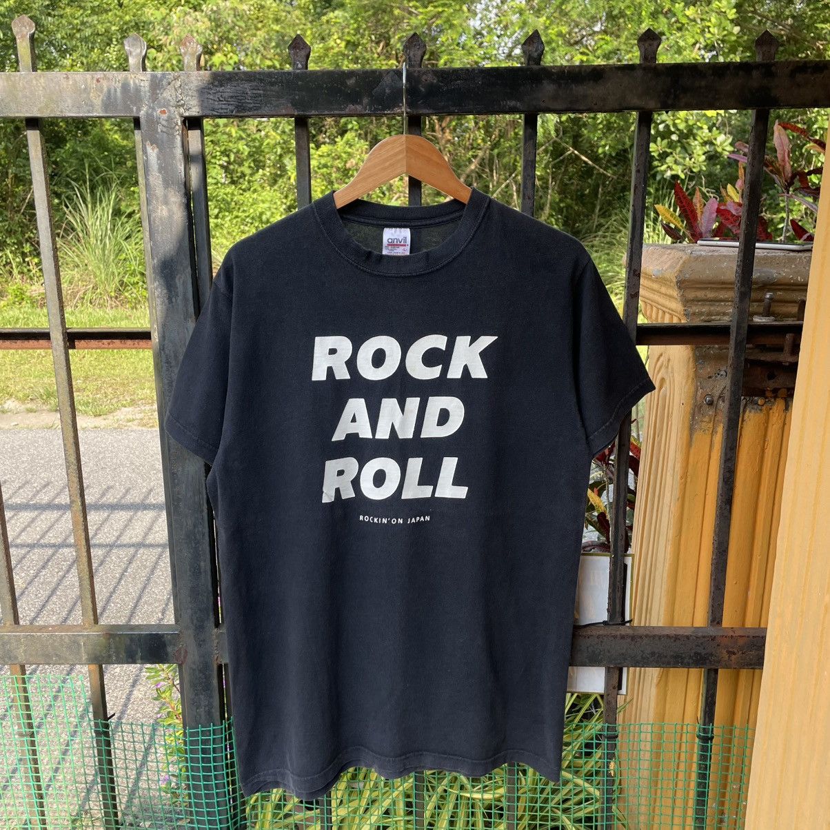 Anvil 🔥Vintage 90s Rock And Roll Rockin On Japan Music Scene Tee Size US L / EU 52-54 / 3 - 1 Thumbnail
