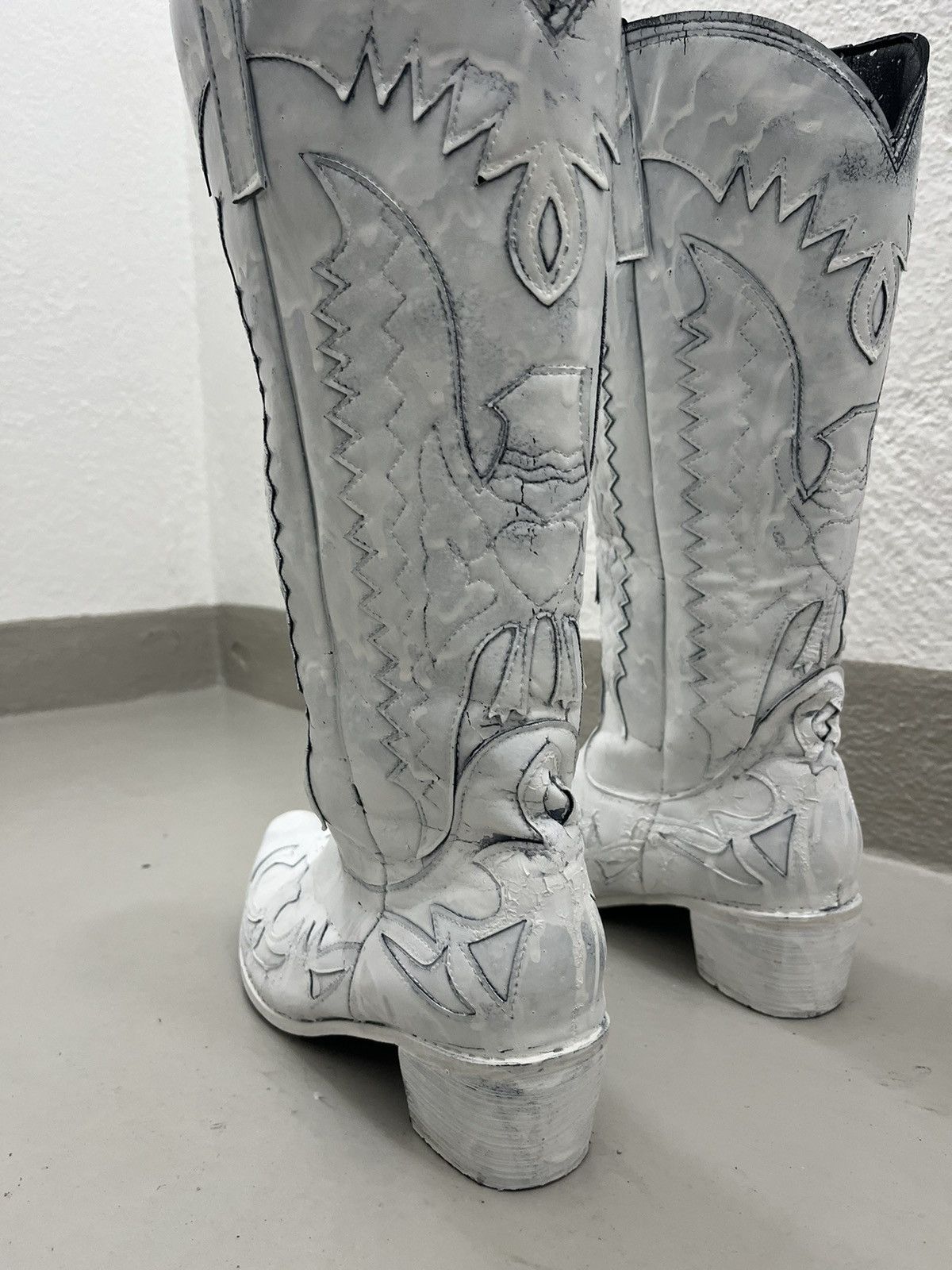 Other White western cowboy boot Size US 11 / EU 44 - 4 Thumbnail