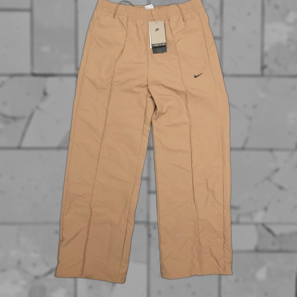 Nike Nike Sportswear Everything Wovens Mid-Rise Baggy Pants Women's M Tan Wide-Leg Knit? Size 32" / US 10 / IT 46 - 1 Thumbnail