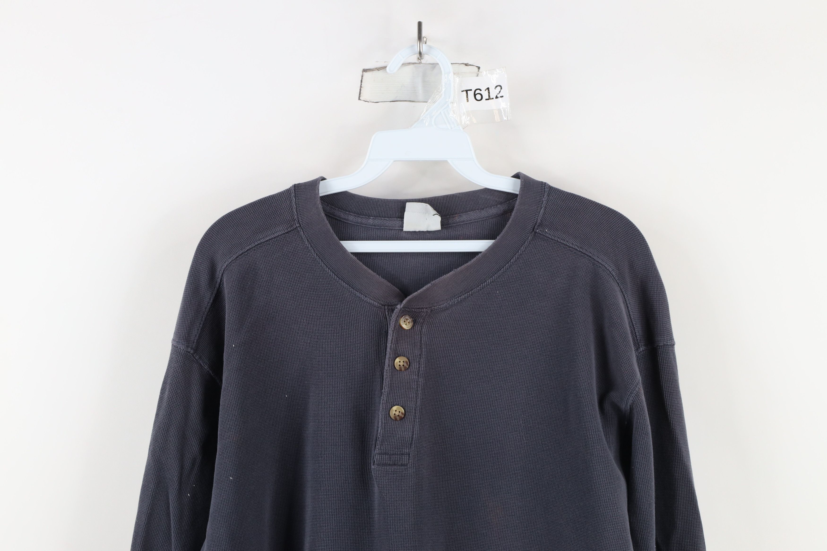 Carhartt Vintage Carhartt Spell Thermal Waffle Knit Henley T-Shirt Size US L / EU 52-54 / 3 - 2 Thumbnail