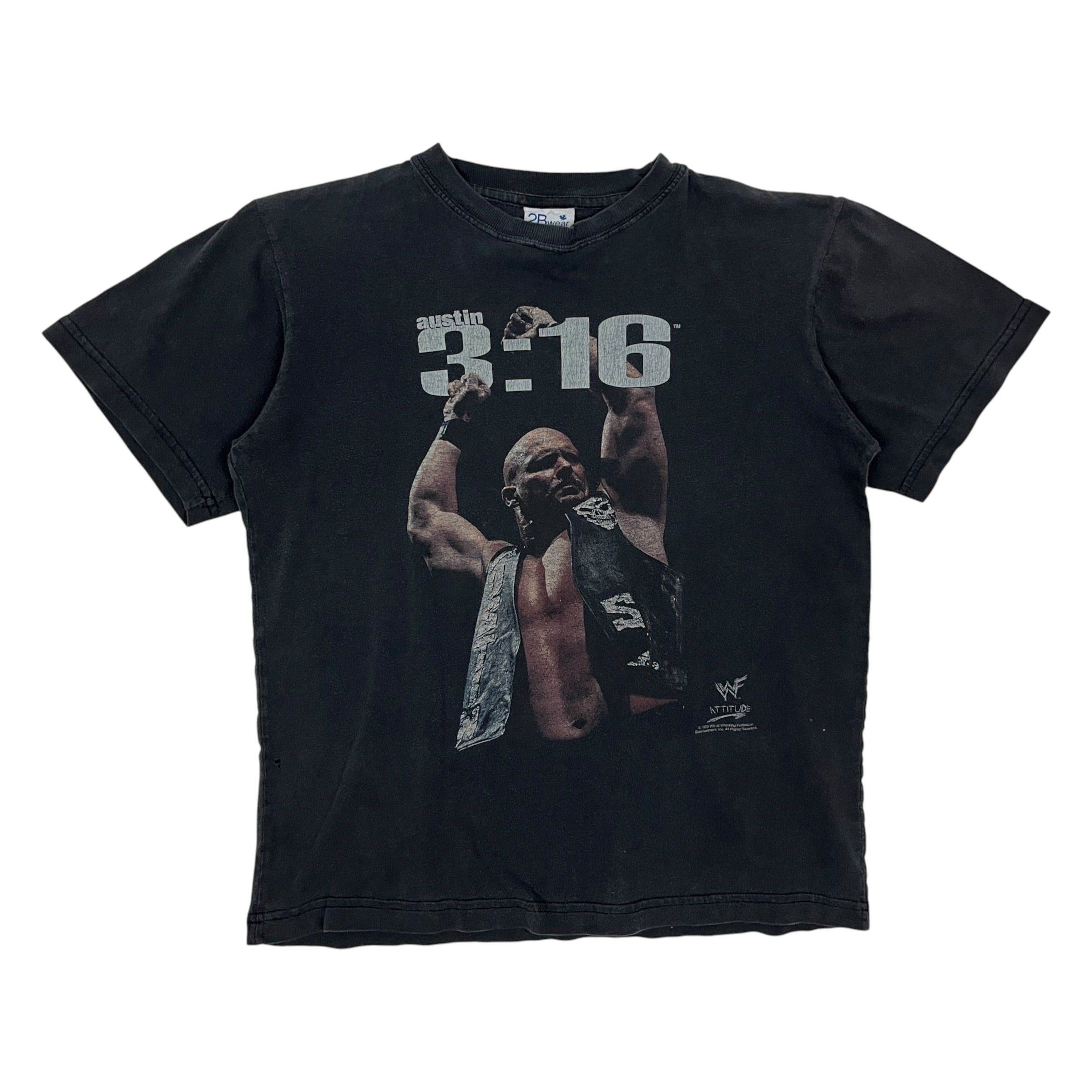 WWF 1999 Stone Cold Steve Austin 3:16 WWF Tee - Size S Size US S / EU 44-46 / 1 - 1 Thumbnail