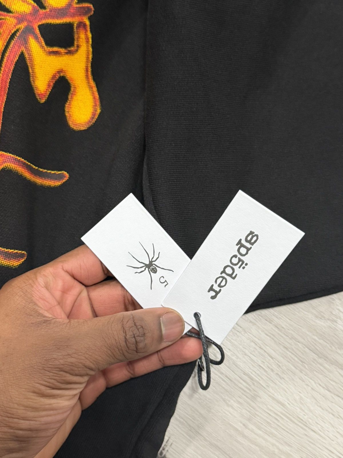 Sp5der SP5DER BLACK OG WEB V2 HOODIE Size US M / EU 48-50 / 2 - 3 Thumbnail