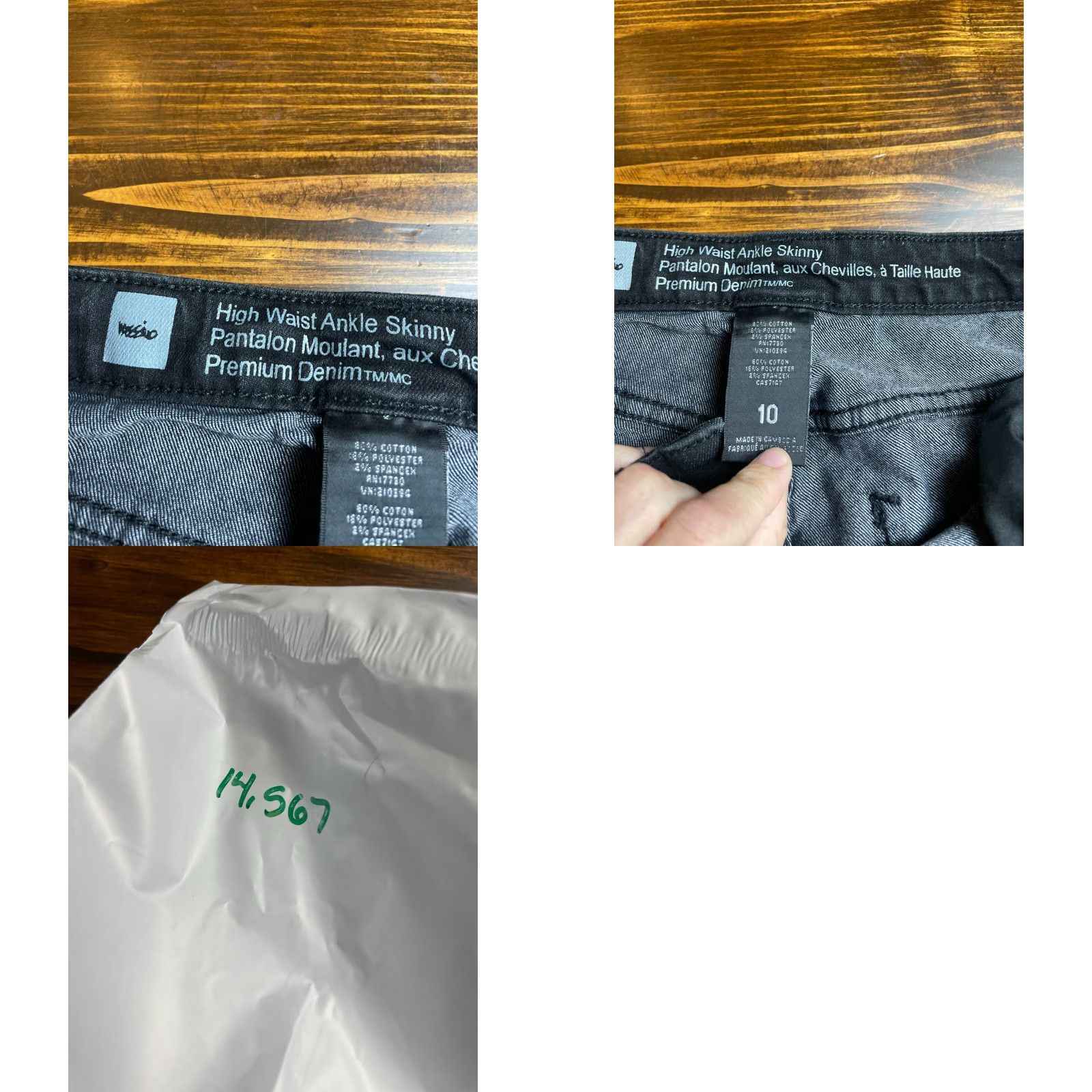 Mossimo Mossimo Jeans Women's 10 Black Ankle Zip High Waist Skinny Denim Jeans Women Sizes 10 Black Ankle Zip High Waist Skinny Denim Jeans Mossimo Size 32" / US 10 / IT 46 - 8 Thumbnail