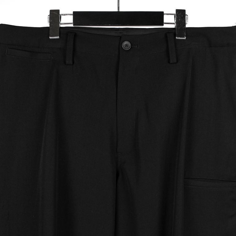 Yohji Yamamoto Yohji Yamamoto Pour Homme Wool SIDE 3ST TUCK PANTS TrouserS Size US 30 / EU 46 - 16 Thumbnail