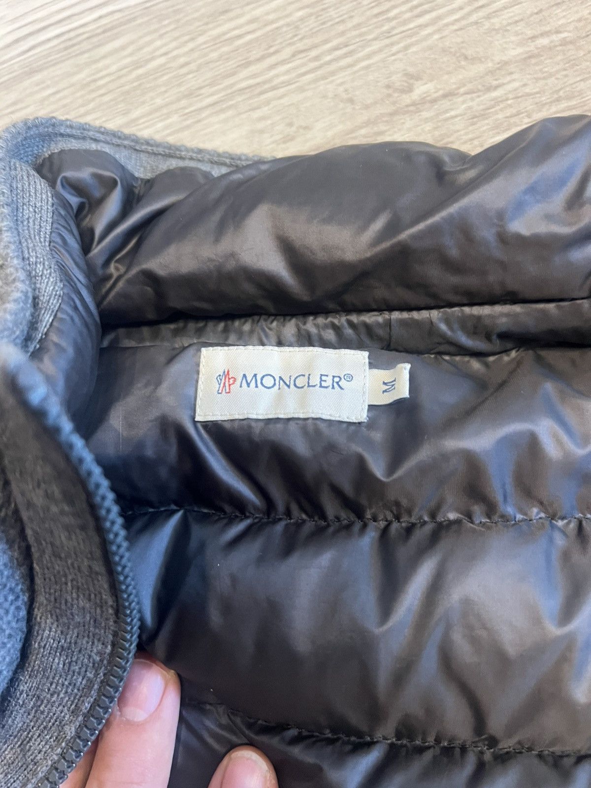 Moncler Moncler Down Knit Hybrid Jacket - Size M Size M / US 6-8 / IT 42-44 - 14 Thumbnail