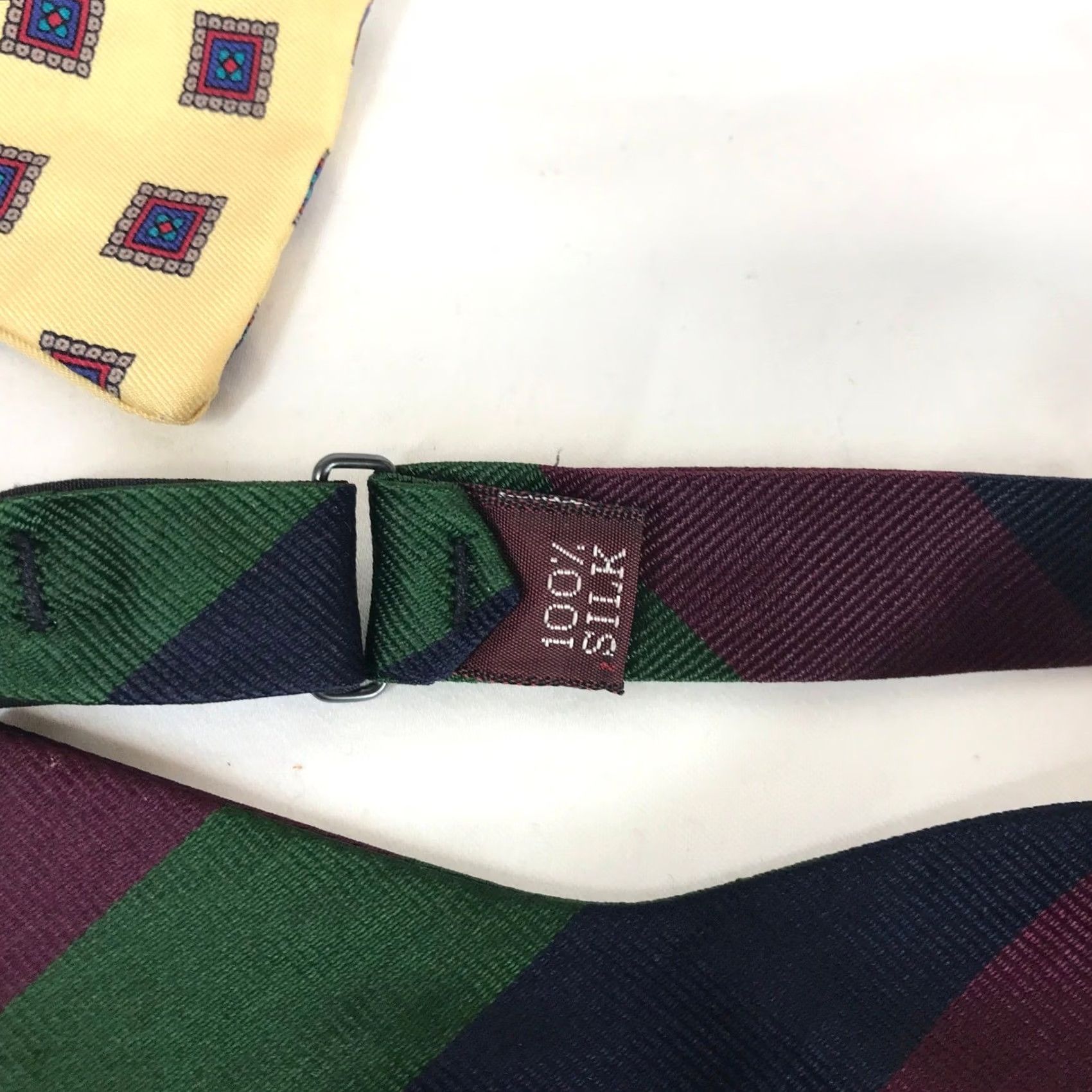 Robert Talbott Robert Talbott & More Bow Tie Lot 4pc Silk Self-Tie Striped Geometric Medallion Men Size One Size Multicolor Classic Size ONE SIZE - 4 Thumbnail