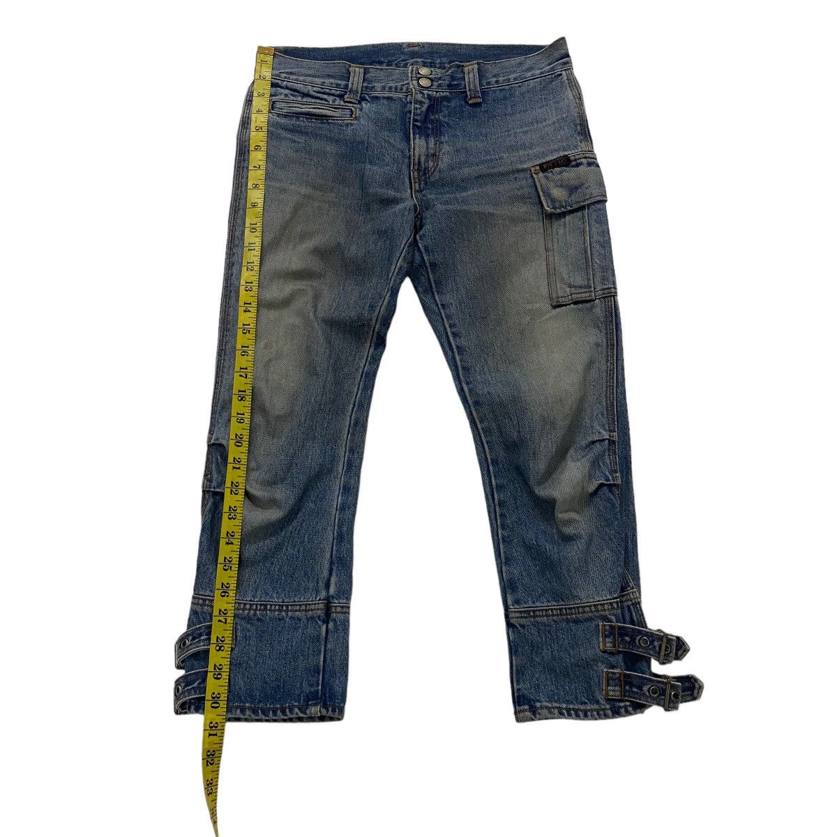 Hysteric Glamour ✨Kinky HYSTERIC GLAMOUR buckle leg jeans Size US 30 / EU 46 - 14 Thumbnail