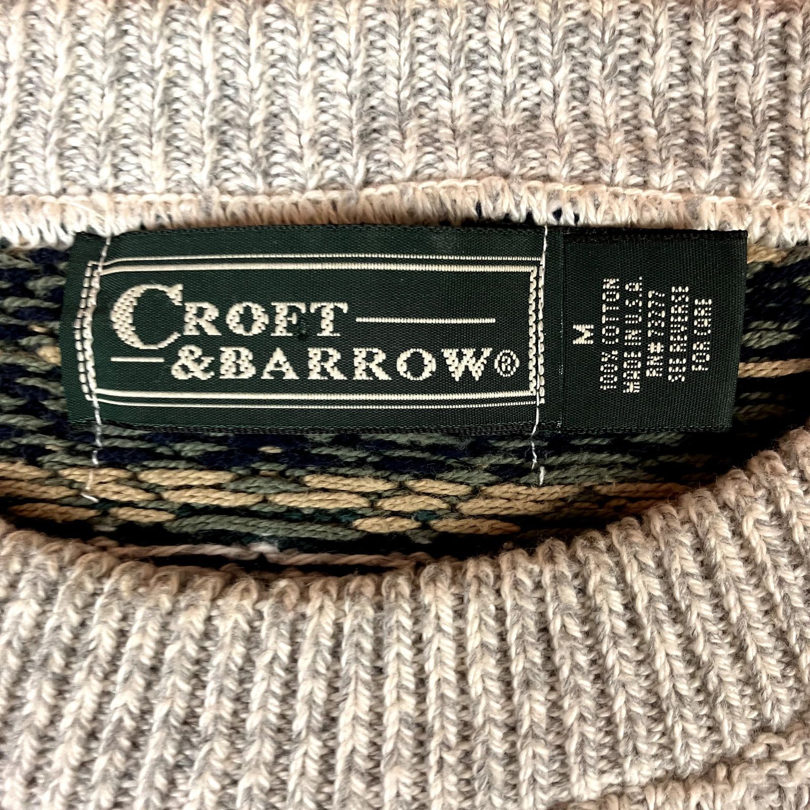 Croft & Barrow × Vintage Vintage 1990s Croft & Barrow Striped Sweater Size US M / EU 48-50 / 2 - 3 Thumbnail