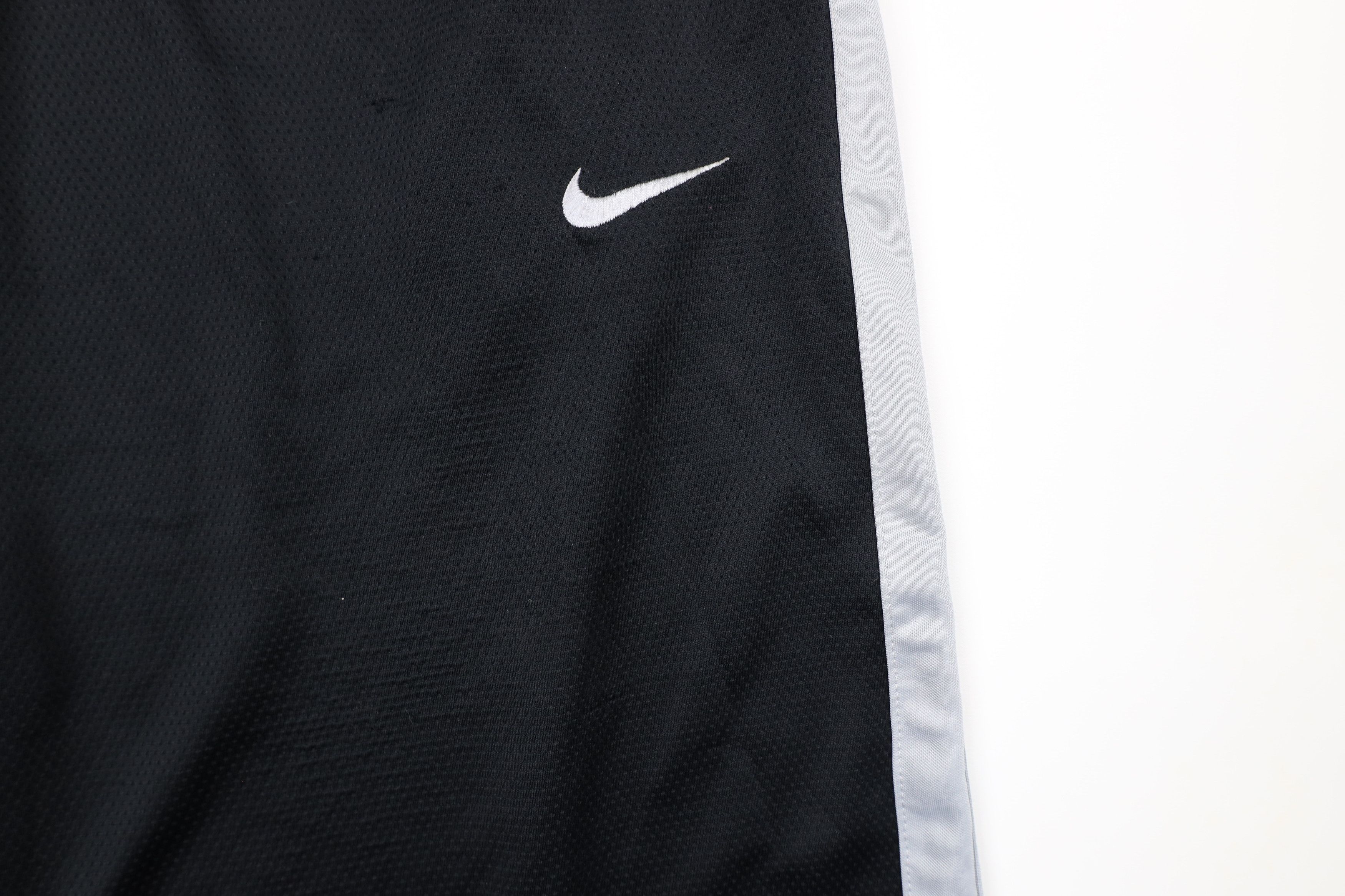 Nike × Vintage Vintage Nike Scott Mini Swoosh Wide Leg Sweatpants Black Size 40 - 6 Thumbnail