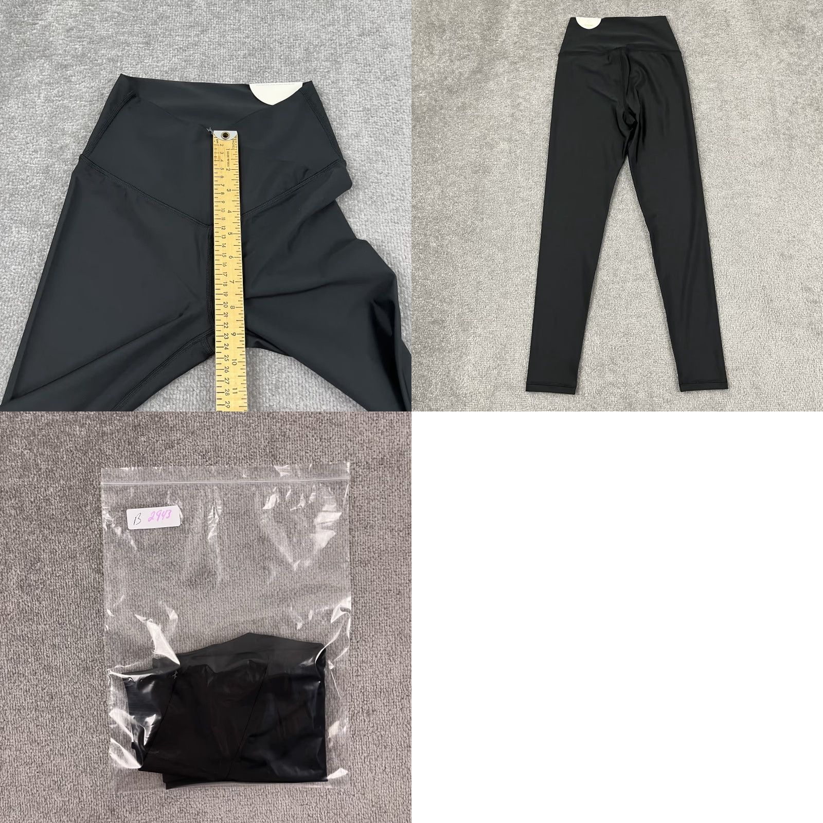 Vintage OFFLINE by AERIE Leggings Womens Small 25" Black Athletic Activewear Cropped Skinny 7/8 Pants Size 28" / US 6 / IT 42 - 8 Thumbnail