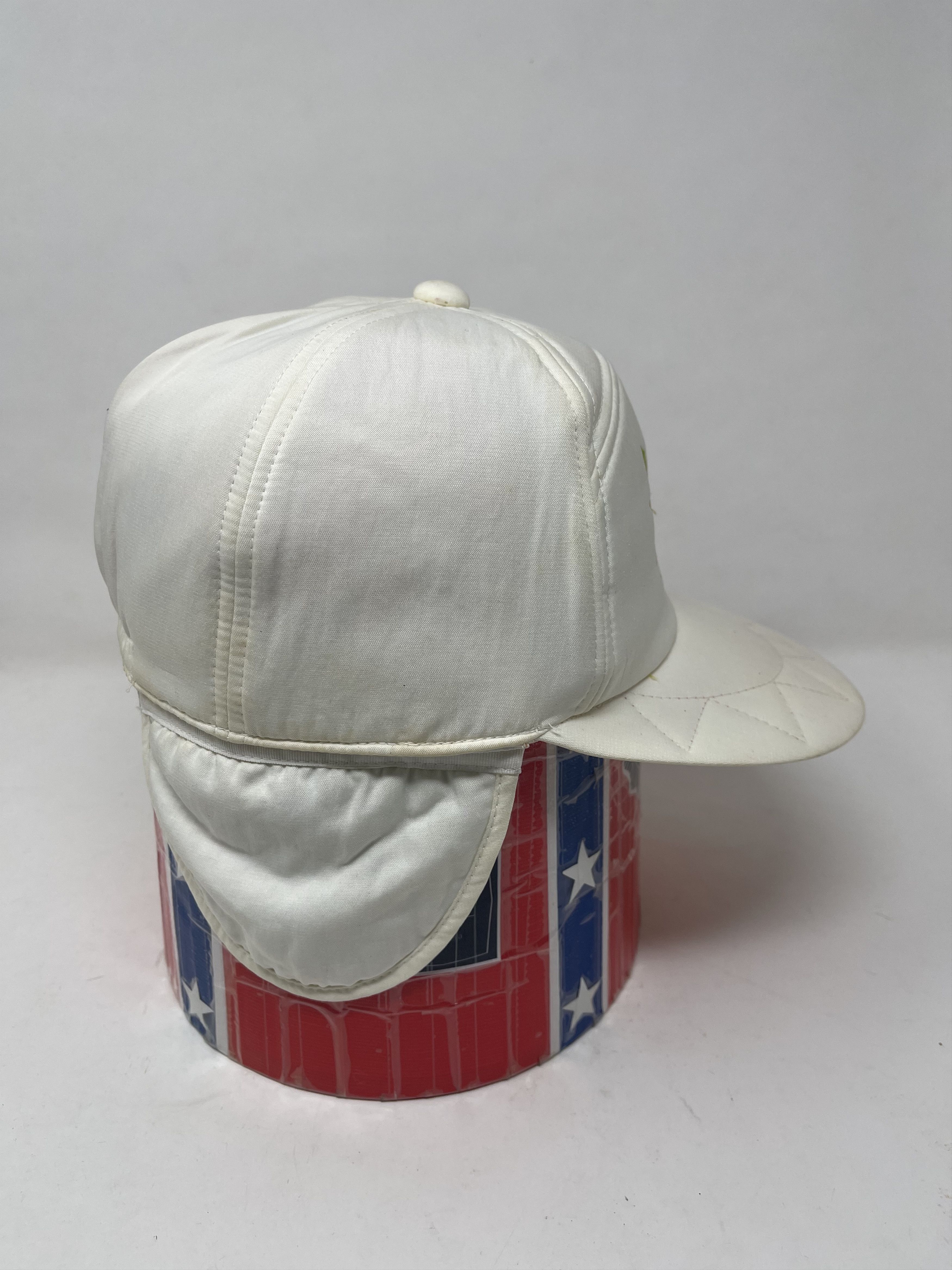 Japanese Brand Vintage Pink Turn Ski Cap With Ear Flap Size ONE SIZE - 6 Thumbnail