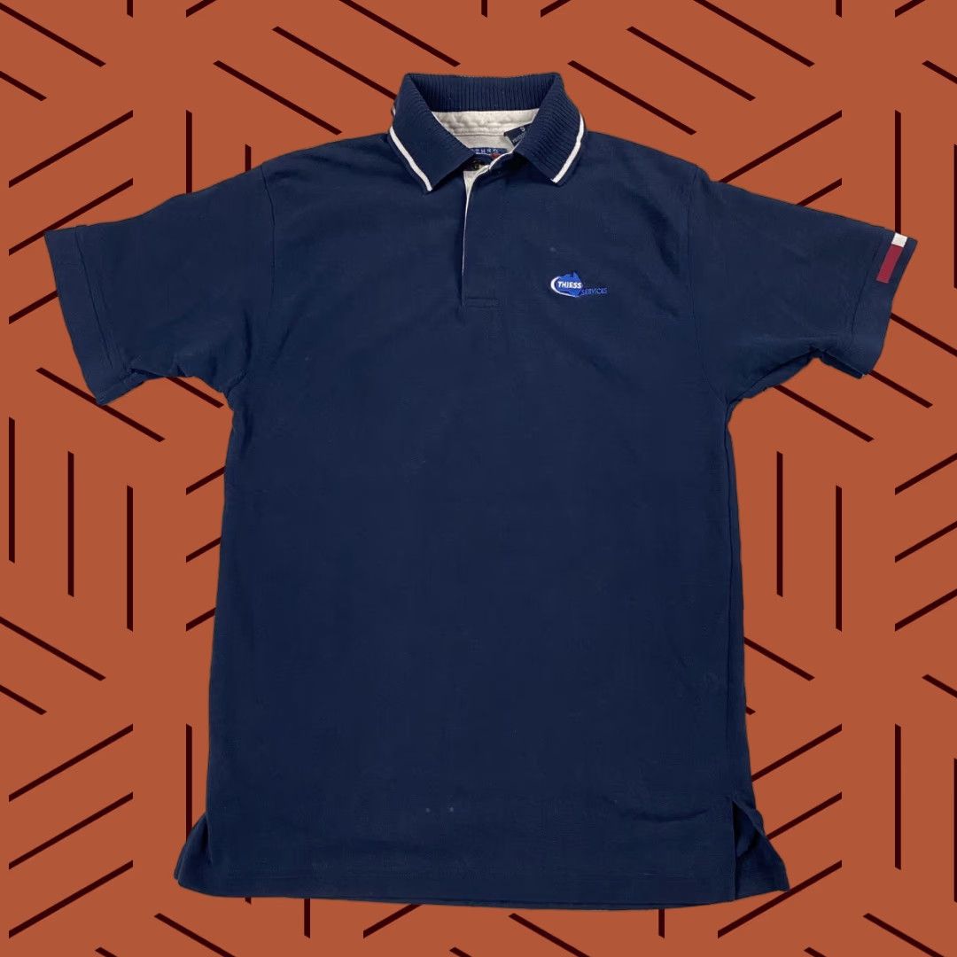Vintage VINTAGE JETHRO AUSTRALIA POLO RUGBY SHIRT MENS S BLUE COTTON WORKWEAR Size US S / EU 44-46 / 1 - 1 Thumbnail