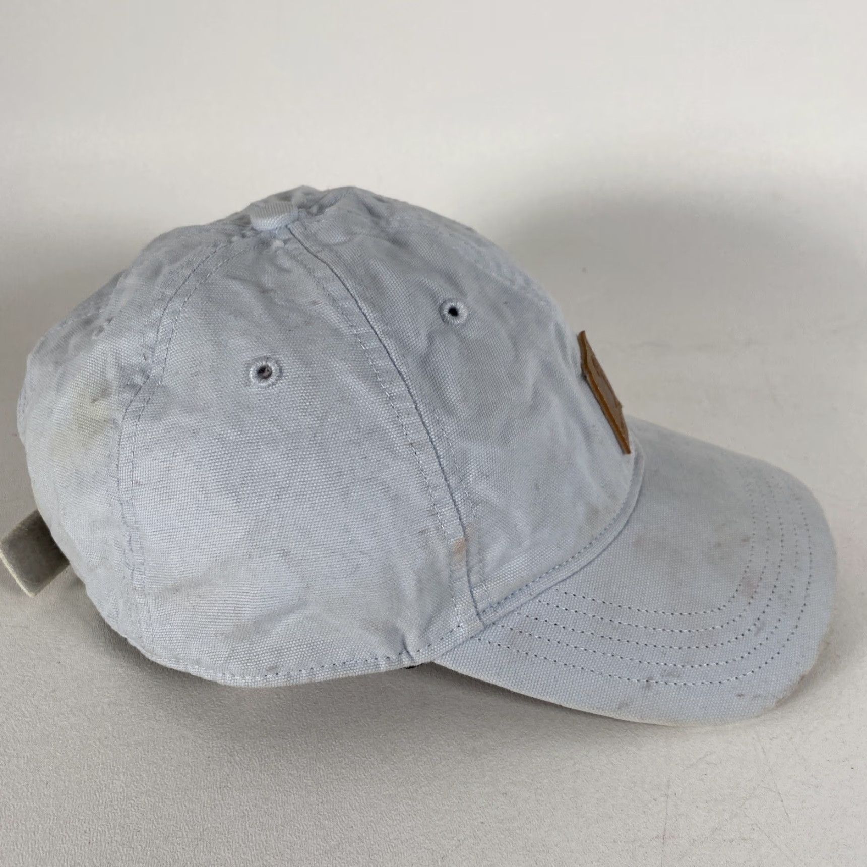 Carhartt VINTAGE Carhartt Force 102427 Women's Odessa Cap Light Blue Canvas Adjustable READ Size ONE SIZE - 5 Thumbnail