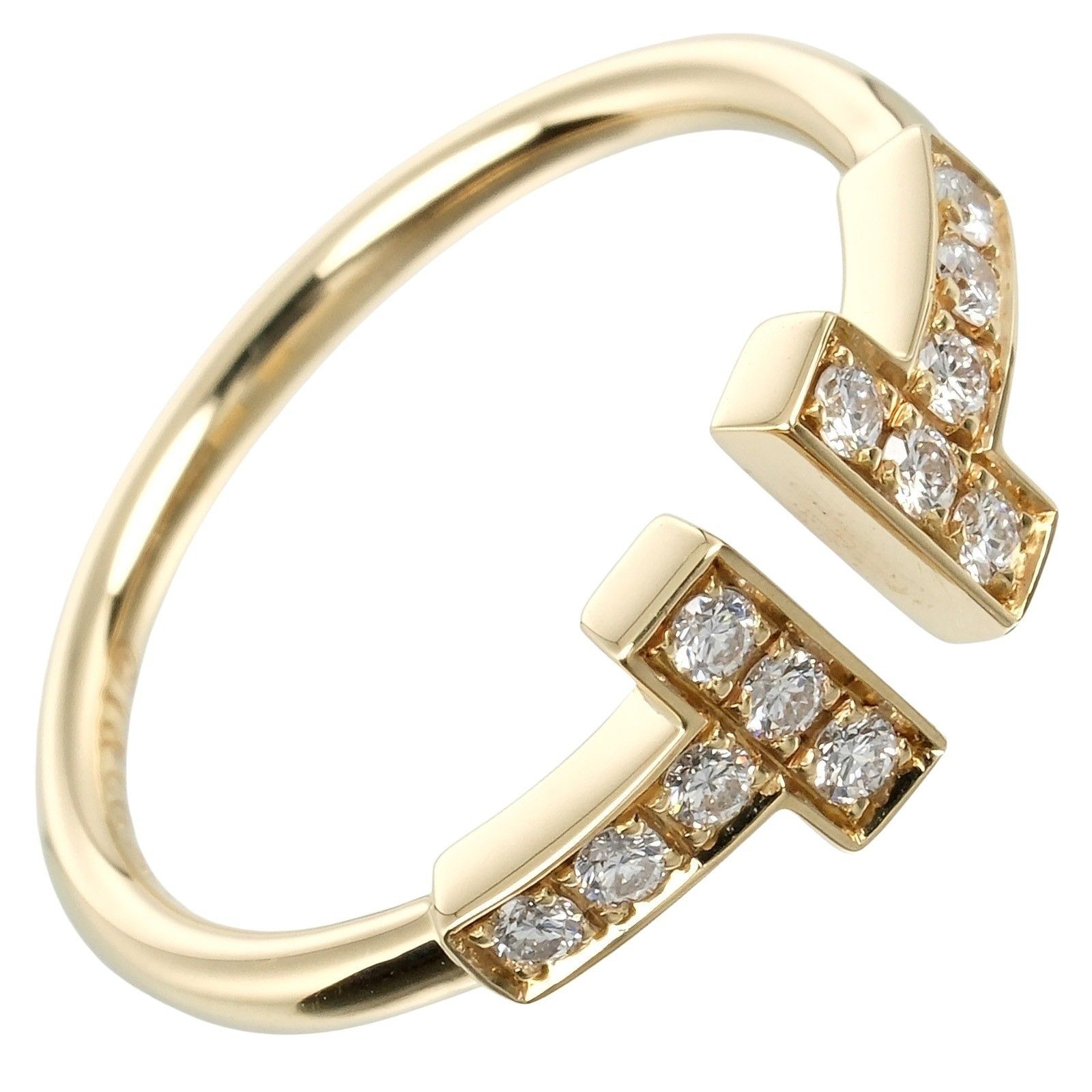 Tiffany & Co. Tiffany & Co. T Wire Ring 18K Yellow Gold Size ONE SIZE - 1 Thumbnail