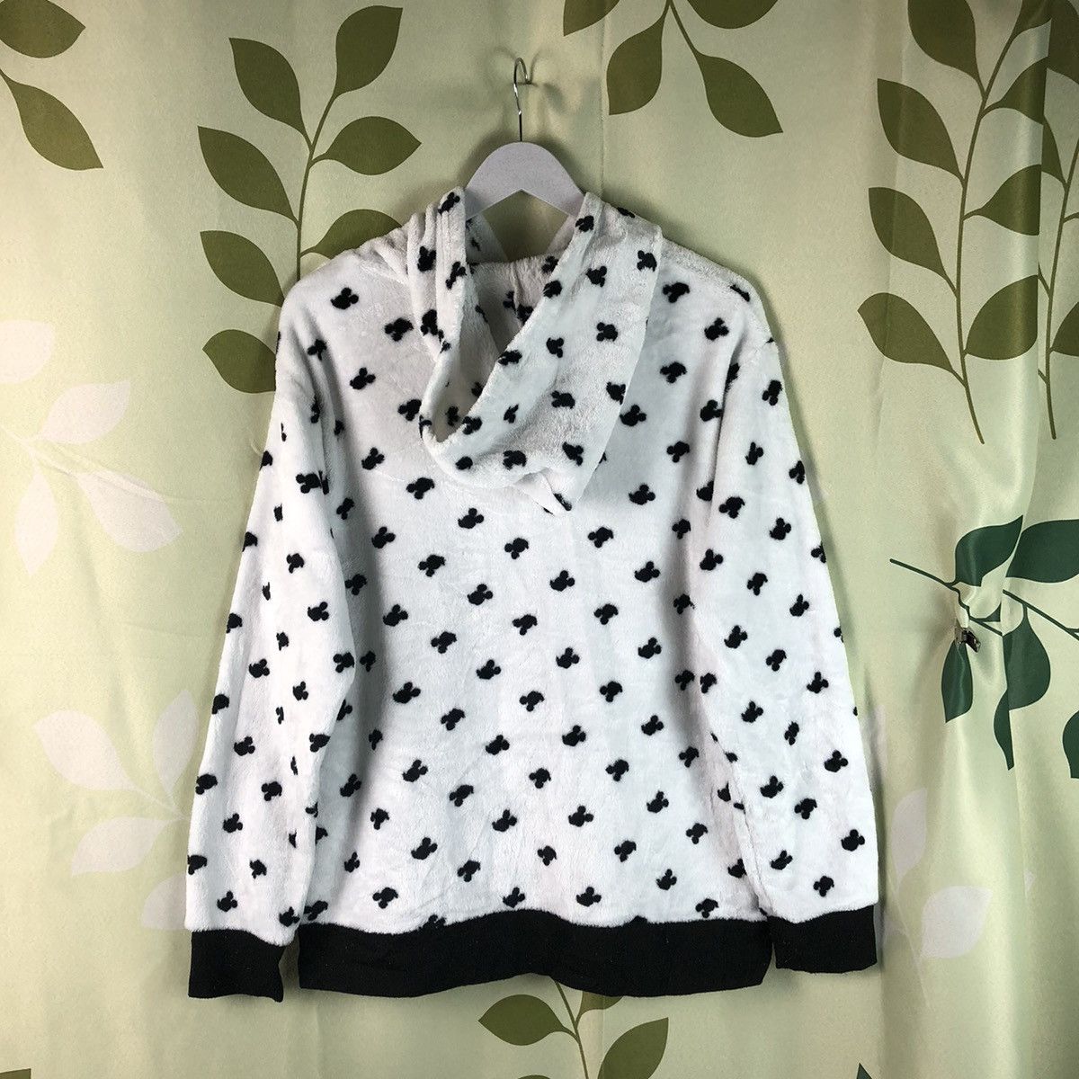 Cartoon Network × Disney × Mickey Mouse Disney Mickey Mouse vintage dotted White Hoodie #7455 Size US L / EU 52-54 / 3 - 13 Thumbnail