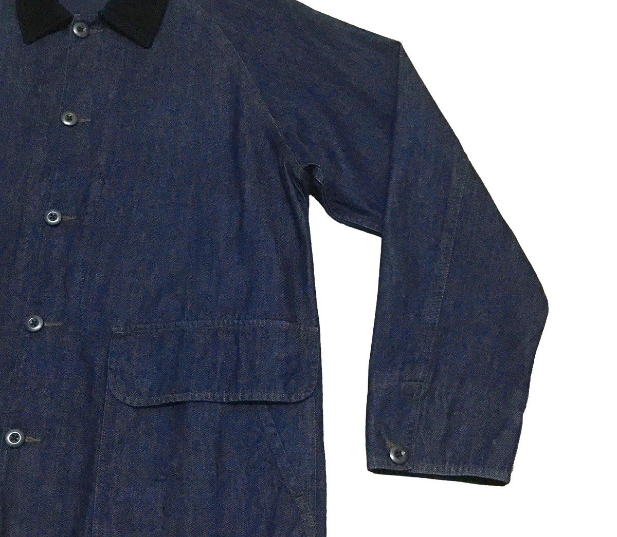 Japanese Brand × Uniqlo Rare Design Japanese Brand Uniqlo Chore Denim Jacket 2000s Size US XL / EU 56 / 4 - 4 Thumbnail
