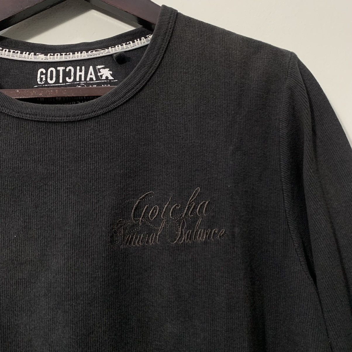 Japanese Brand 🇯🇵GOTCHA Japanese Brand Black On Black Longsleeve🇯🇵 Size US L / EU 52-54 / 3 - 2 Thumbnail