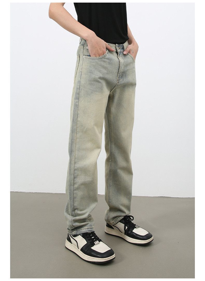 Japanese Brand × Jean Japanese retro distressed washed straight jeans Size US 32 / EU 48 - 2 Thumbnail
