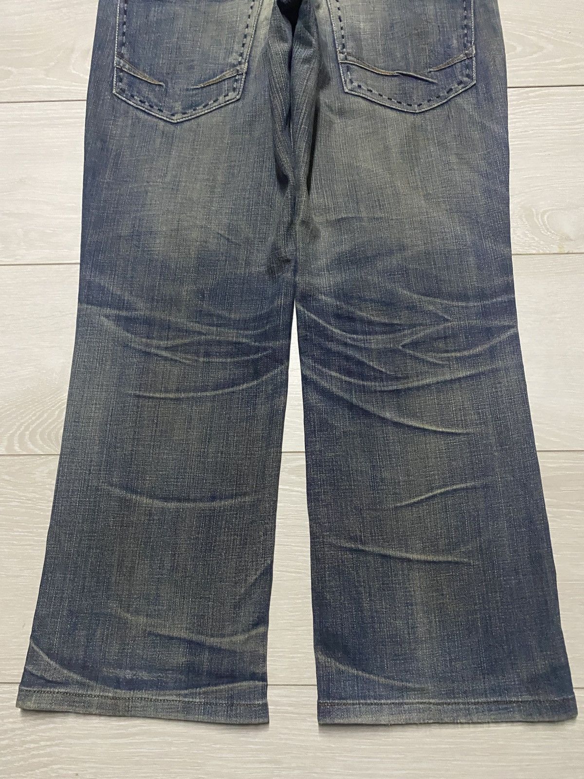 Japanese Brand Vintage Japanese Brand Male.co Mud wash Distressed Jeans Size US 32 / EU 48 - 6 Thumbnail