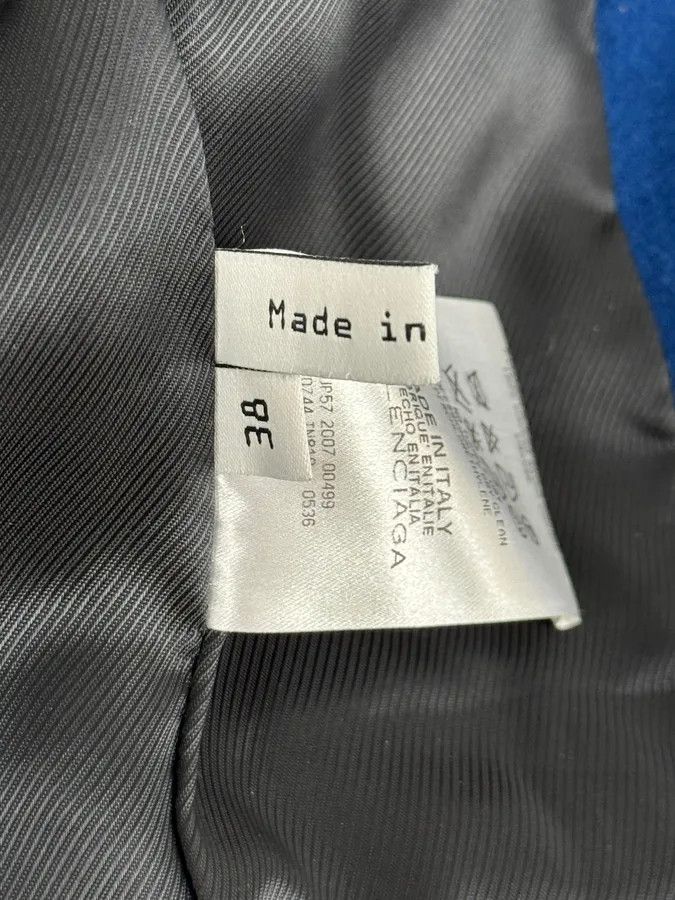 Balenciaga AW2007 Balenciaga Blue Royal Jacket By Nicolas Ghesquière Size M / US 6-8 / IT 42-44 - 14 Thumbnail