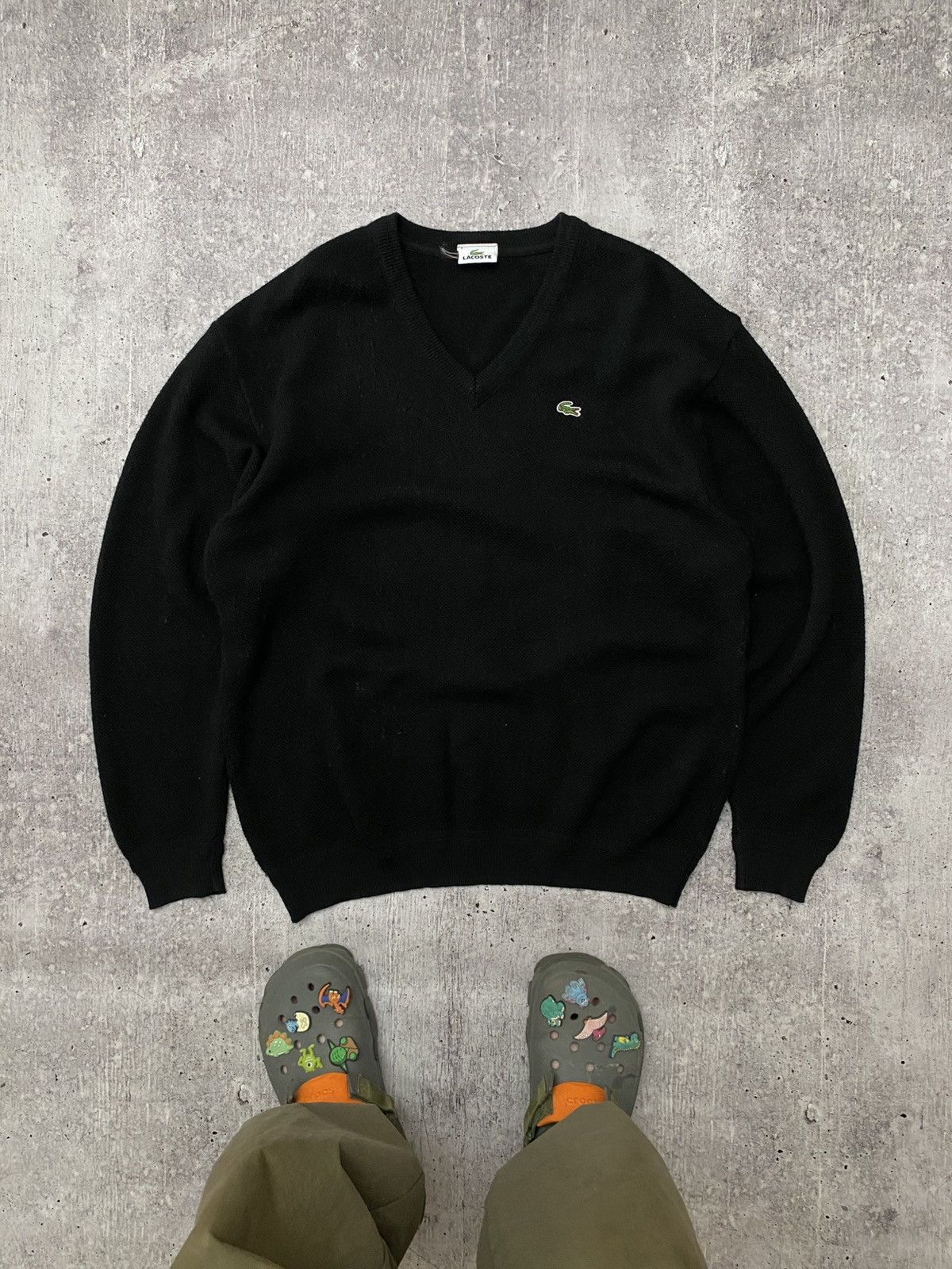 Lacoste × Vintage Lacoste vintage knit sweater Size US L / EU 52-54 / 3 - 2 Thumbnail