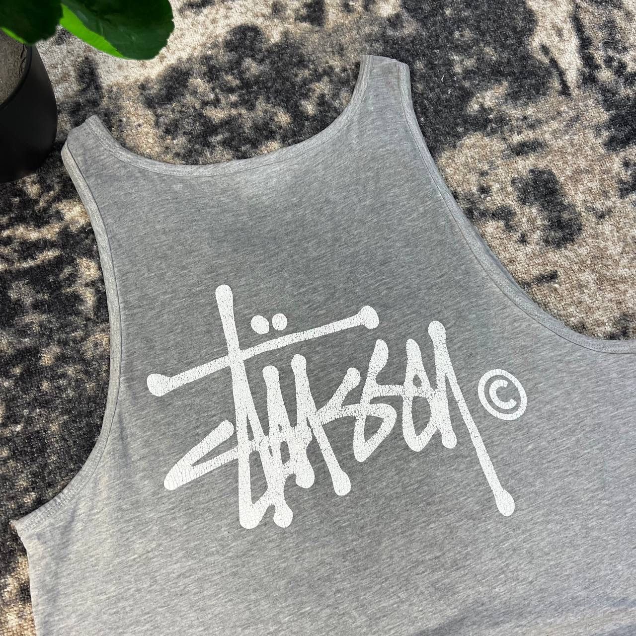 Stussy Stussy Big Logo Vintage Y2K Distressed Tank Top Size US L / EU 52-54 / 3 - 4 Thumbnail