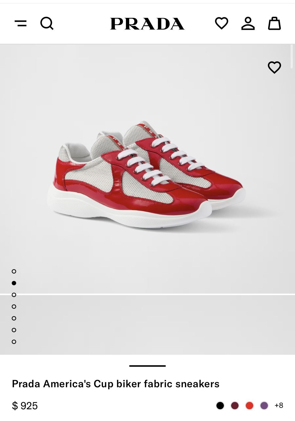Prada Prada America Cup Sneaker Size US 9 / EU 42 - 11 Thumbnail