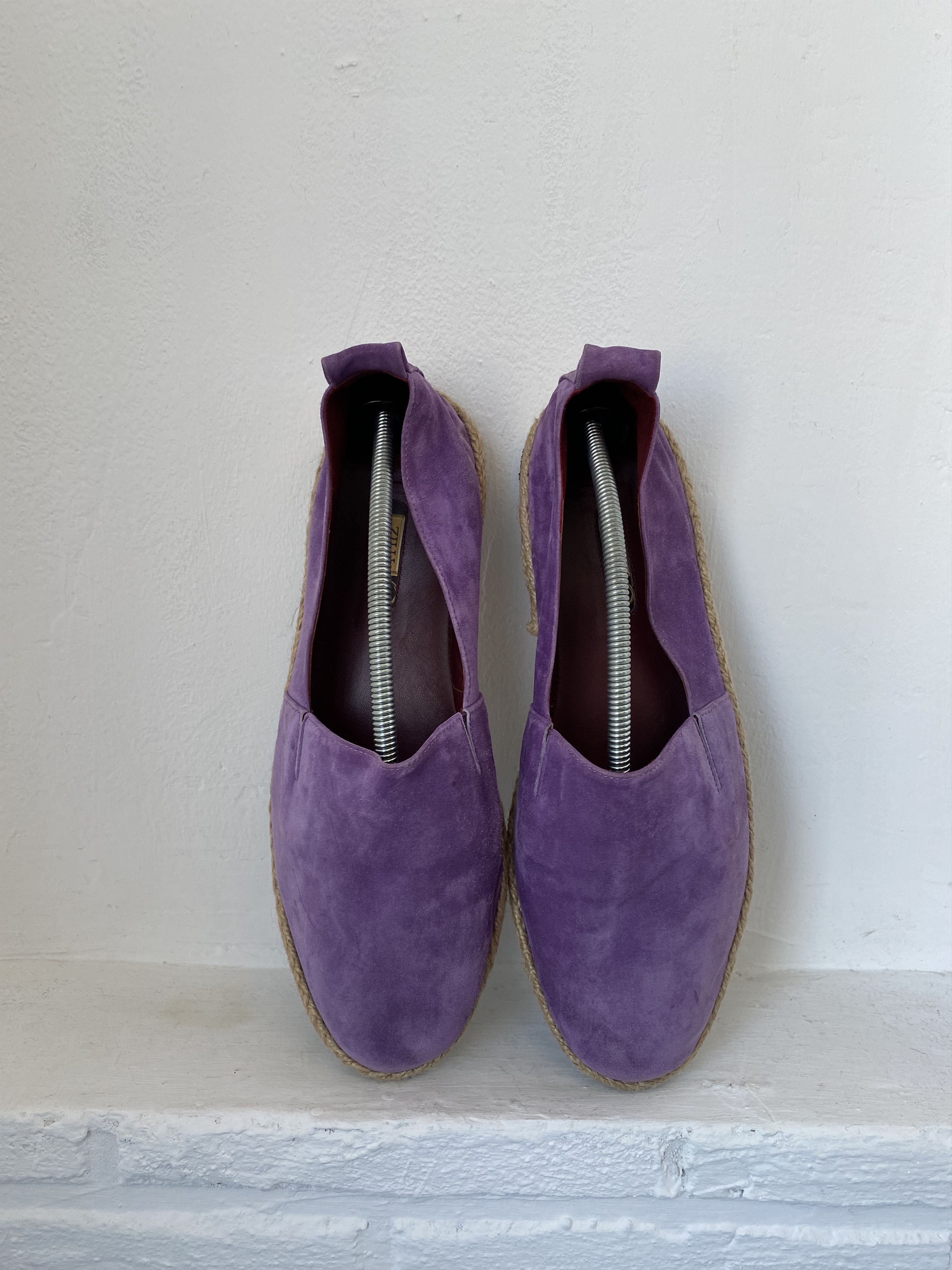 Zilli Zilli suede leather violet espadrilles Size US 10 / EU 43 - 1 Thumbnail