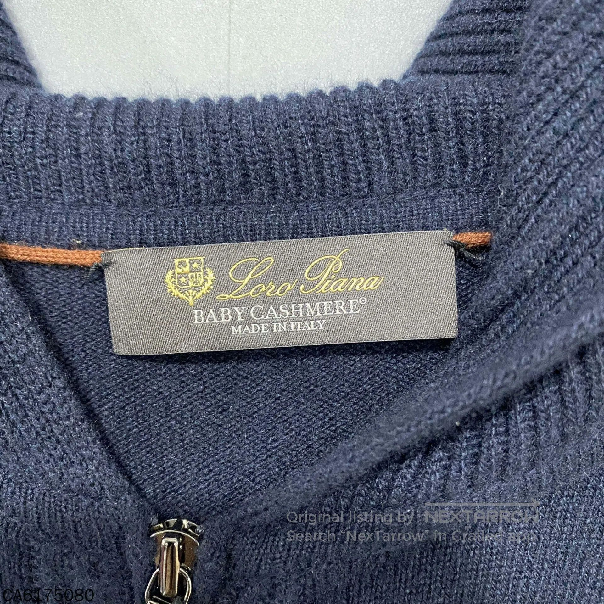Loro Piana Loro Piana Ribbed Hood Cashmere Coat. Size US XXL / EU 58 / 5 - 4 Thumbnail
